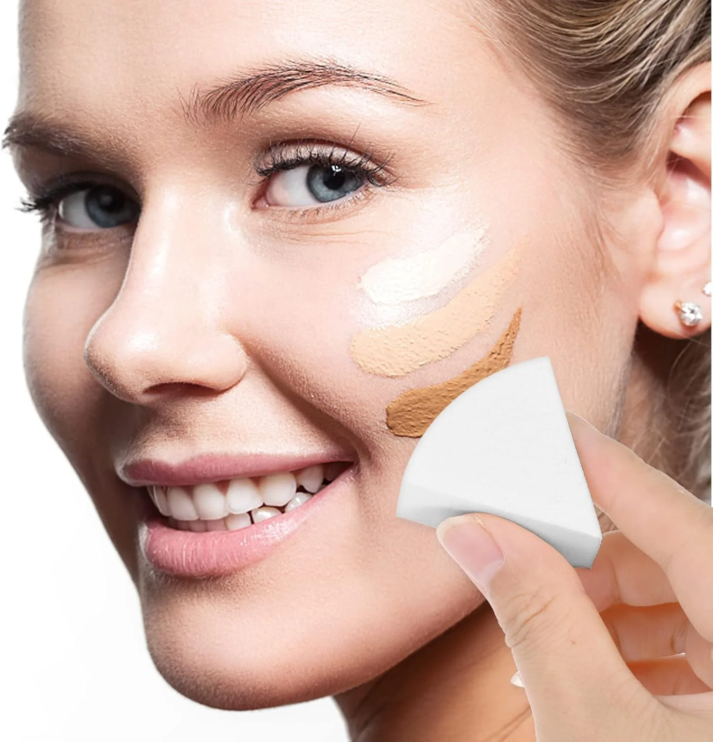 Makeup Beauty Sponges, 6 Pcs Reusable Face Paint Sponges Puff Cosmetic Triangle Wedges Soft Foundation for Clean Cream Concealer Makeup Beauty Sponges, 6 Pcs Reusable Face Paint Sponges Puff Cosmetic Triangle Wedges Soft Foundation for Clean Cream Concealer