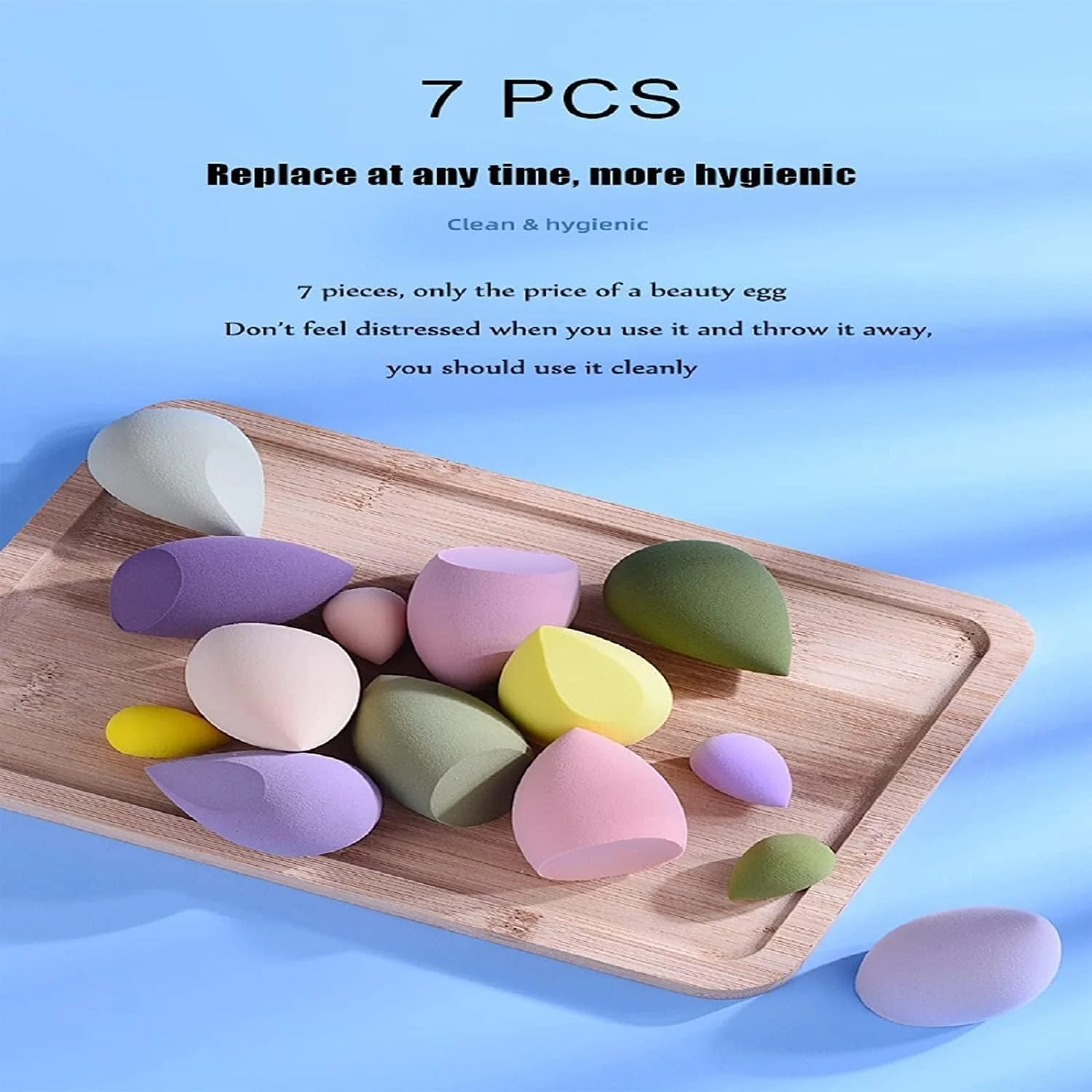 مجموعه 7 عددی اسفنج آرایشی Lobe Miracle Beauty، پد اشکی، اسفنج فونداسیون با ظرف نگهدارنده، طراحی بطری زیبا، تخم مرغی رنگارنگ ماکارون مجموعه 7 عددی اسفنج آرایشی Lobe Miracle Beauty، پد اشکی، اسفنج فونداسیون با ظرف نگهدارنده، طراحی بطری زیبا، تخم مرغی رنگارنگ ماکارون
