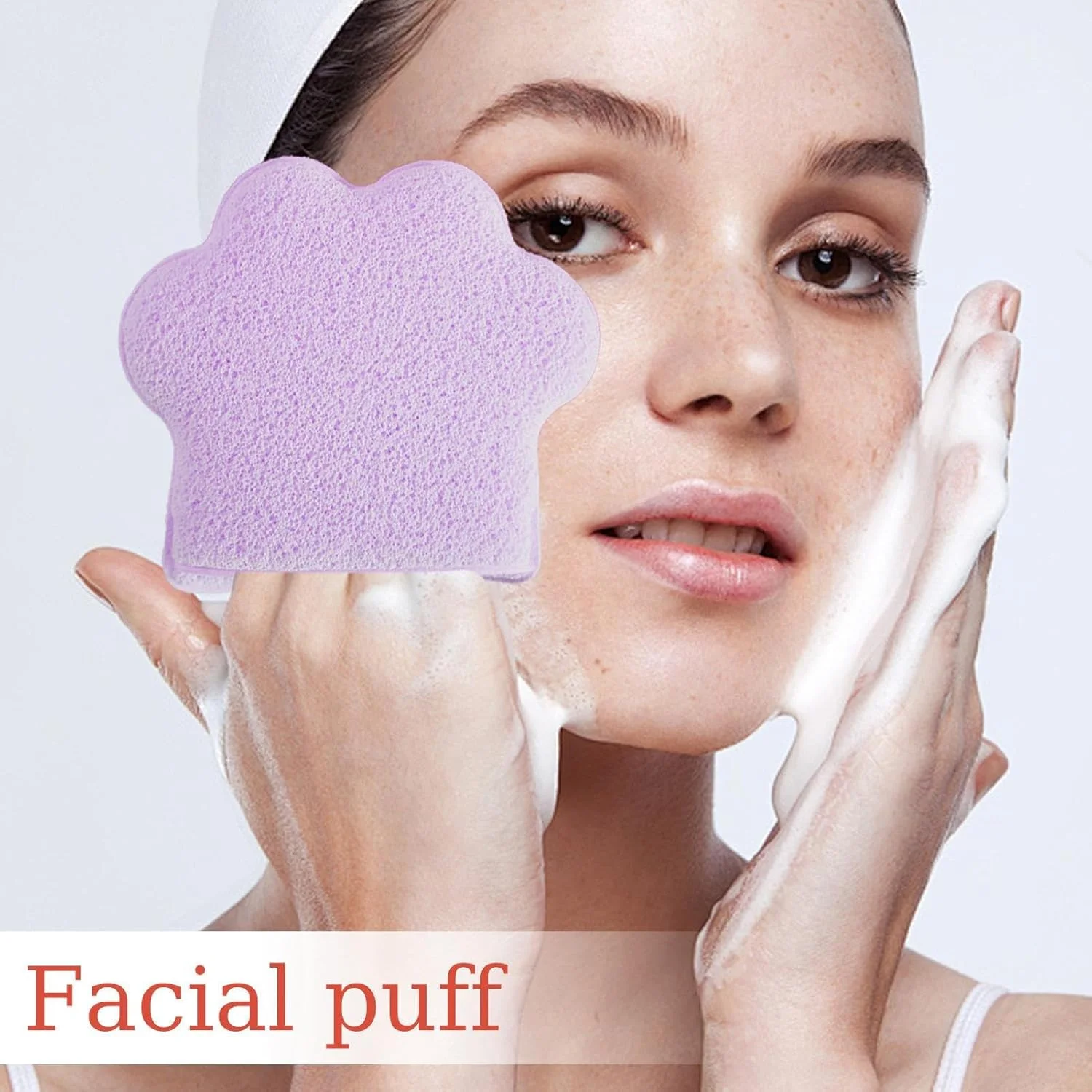 پدهای آرایشی برای پاکسازی صورت - پد پاک کننده آرایش طرح پنجه گربه - پفک اسکراب حوله ای دستکشی بزرگ شده برای پاکسازی پوست زنانه و مردانه پدهای آرایشی برای پاکسازی صورت - پد پاک کننده آرایش طرح پنجه گربه - پفک اسکراب حوله ای دستکشی بزرگ شده برای پاکسازی پوست زنانه و مردانه
