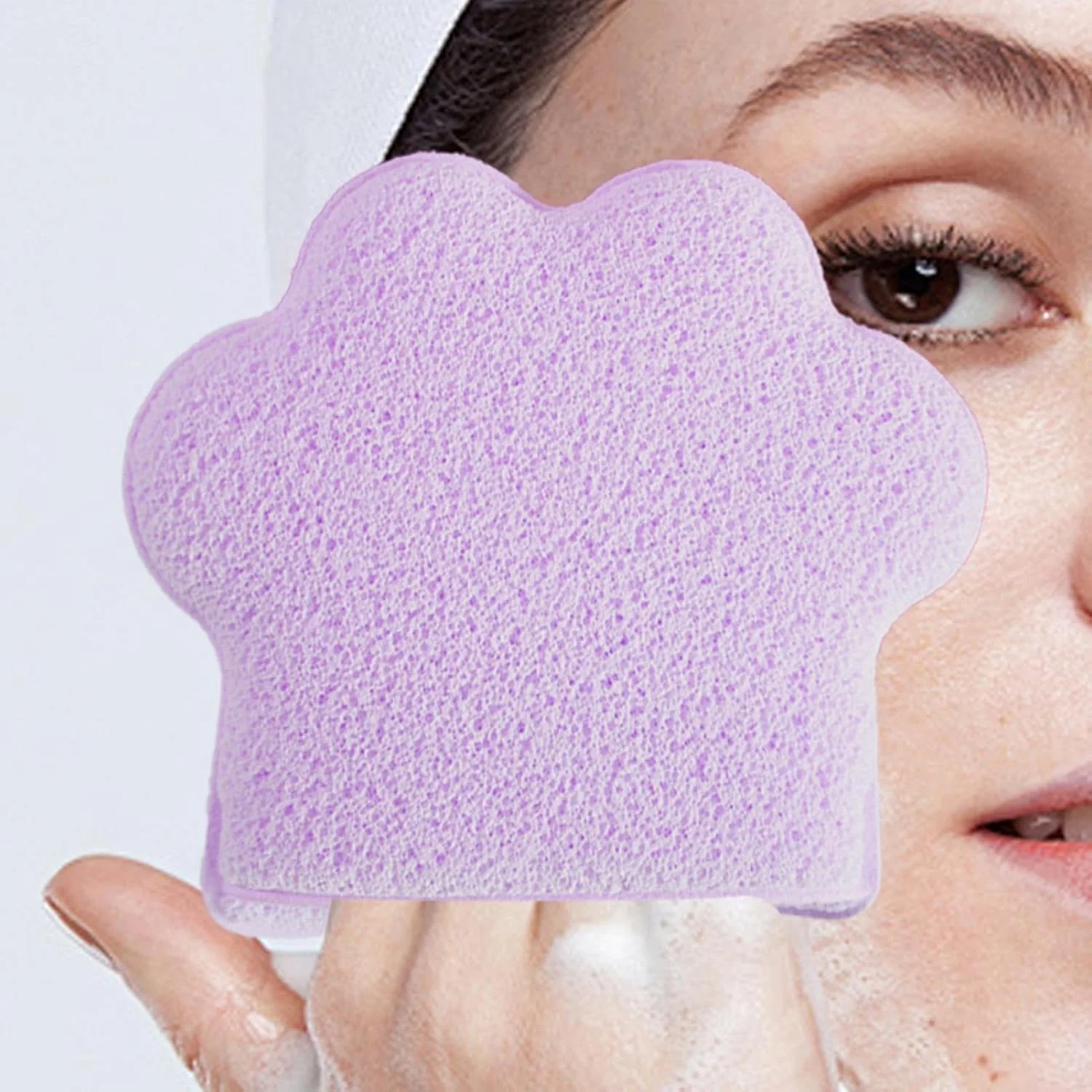 پدهای آرایشی برای پاکسازی صورت - پد پاک کننده آرایش طرح پنجه گربه - پفک اسکراب حوله ای دستکشی بزرگ شده برای پاکسازی پوست زنانه و مردانه پدهای آرایشی برای پاکسازی صورت - پد پاک کننده آرایش طرح پنجه گربه - پفک اسکراب حوله ای دستکشی بزرگ شده برای پاکسازی پوست زنانه و مردانه