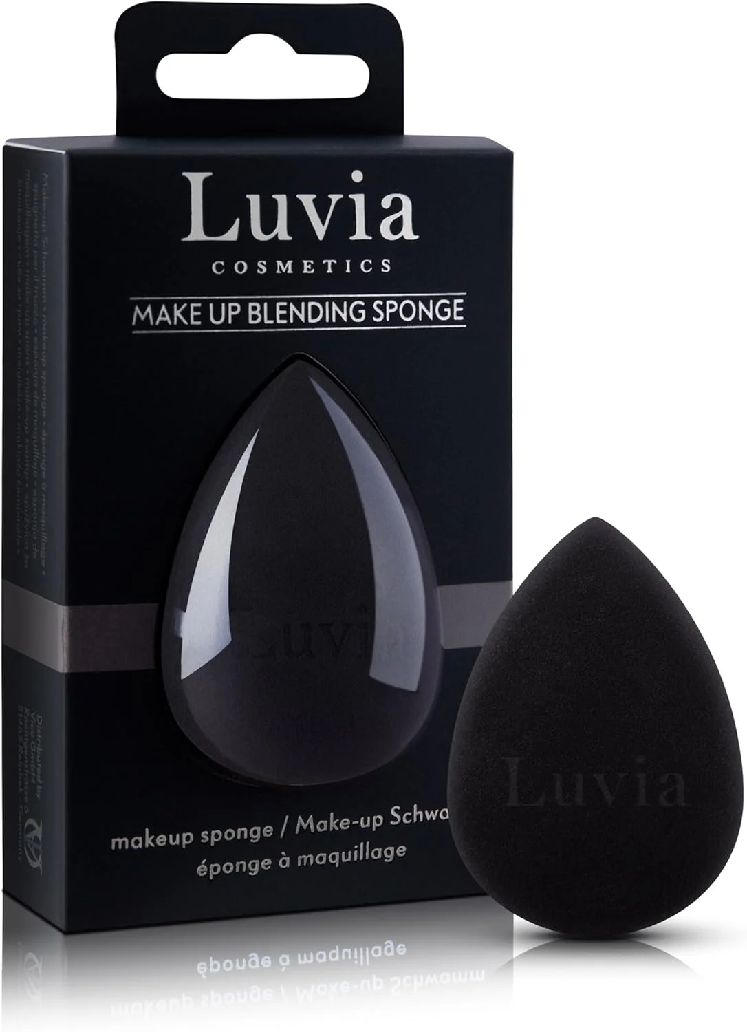 اسفنج آرایشی Luvia Cosmetics Beauty Blender - تخم مرغ آرایشی - اسفنج فوق العاده نرم برای ترکیب - مشکی کلاسیک - اسفنج اسفنج آرایشی Luvia Cosmetics Beauty Blender - تخم مرغ آرایشی - اسفنج فوق العاده نرم برای ترکیب - مشکی کلاسیک - اسفنج