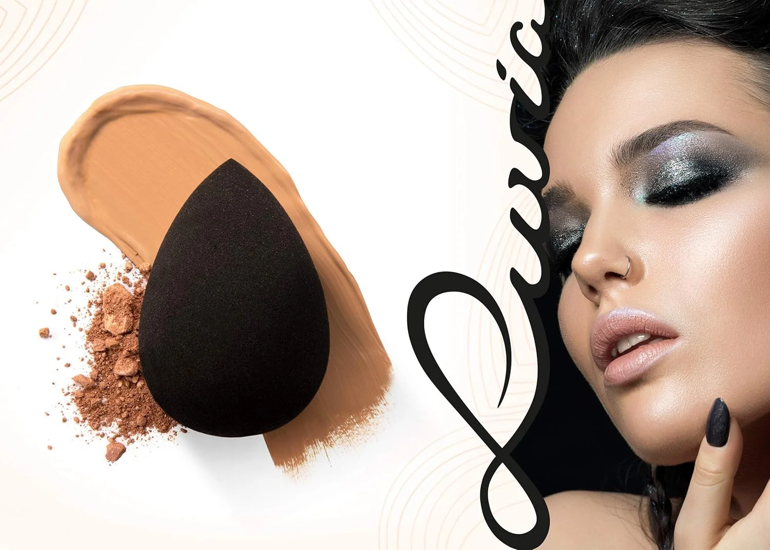 اسفنج آرایشی Luvia Cosmetics Beauty Blender - تخم مرغ آرایشی - اسفنج فوق العاده نرم برای ترکیب - مشکی کلاسیک - اسفنج اسفنج آرایشی Luvia Cosmetics Beauty Blender - تخم مرغ آرایشی - اسفنج فوق العاده نرم برای ترکیب - مشکی کلاسیک - اسفنج