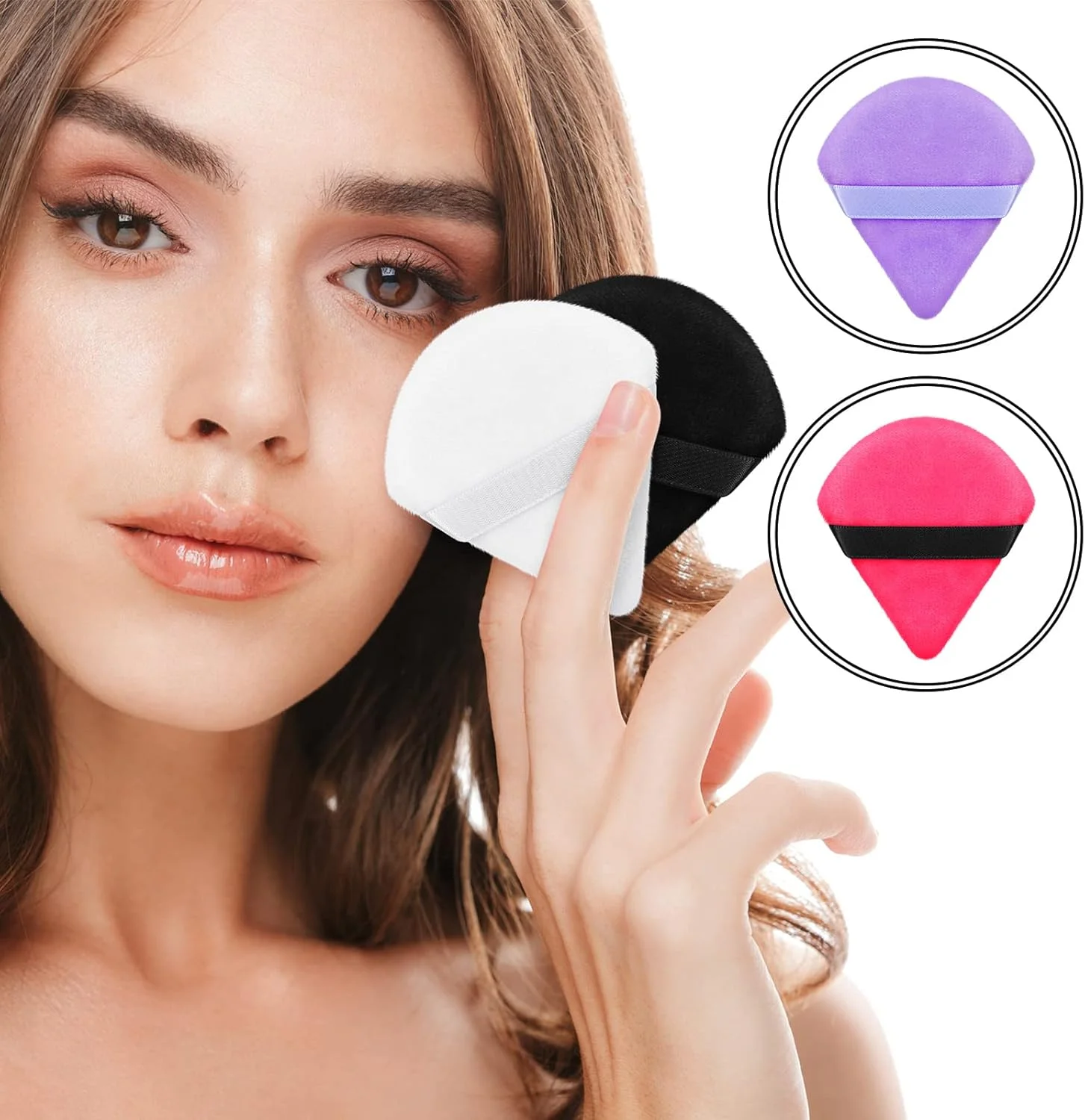 پدهای آرایشی مثلثی Maitys برای پودر فیکس، پودر بدن، کرم پودر، پودر معدنی، مناسب آرایش خشک و مرطوب (مشکی، سفید، گل رز قرمز، بنفش، کوچک) - بسته 12 عددی پدهای آرایشی مثلثی Maitys برای پودر فیکس، پودر بدن، کرم پودر، پودر معدنی، مناسب آرایش خشک و مرطوب (مشکی، سفید، گل رز قرمز، بنفش، کوچک) - بسته 12 عددی