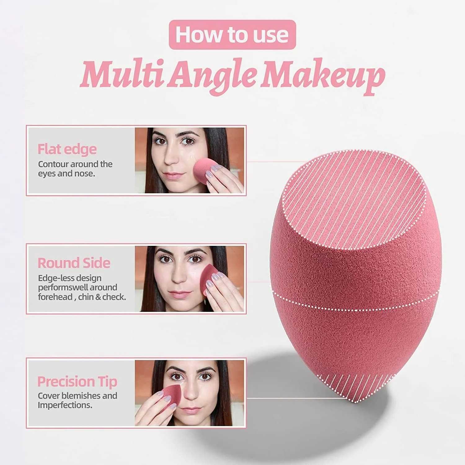 مجموعه 7 عددی اسفنج آرایشی Lobe Miracle Beauty، پد اشکی، اسفنج فونداسیون با ظرف نگهدارنده، طراحی بطری زیبا، تخم مرغی رنگارنگ ماکارون مجموعه 7 عددی اسفنج آرایشی Lobe Miracle Beauty، پد اشکی، اسفنج فونداسیون با ظرف نگهدارنده، طراحی بطری زیبا، تخم مرغی رنگارنگ ماکارون