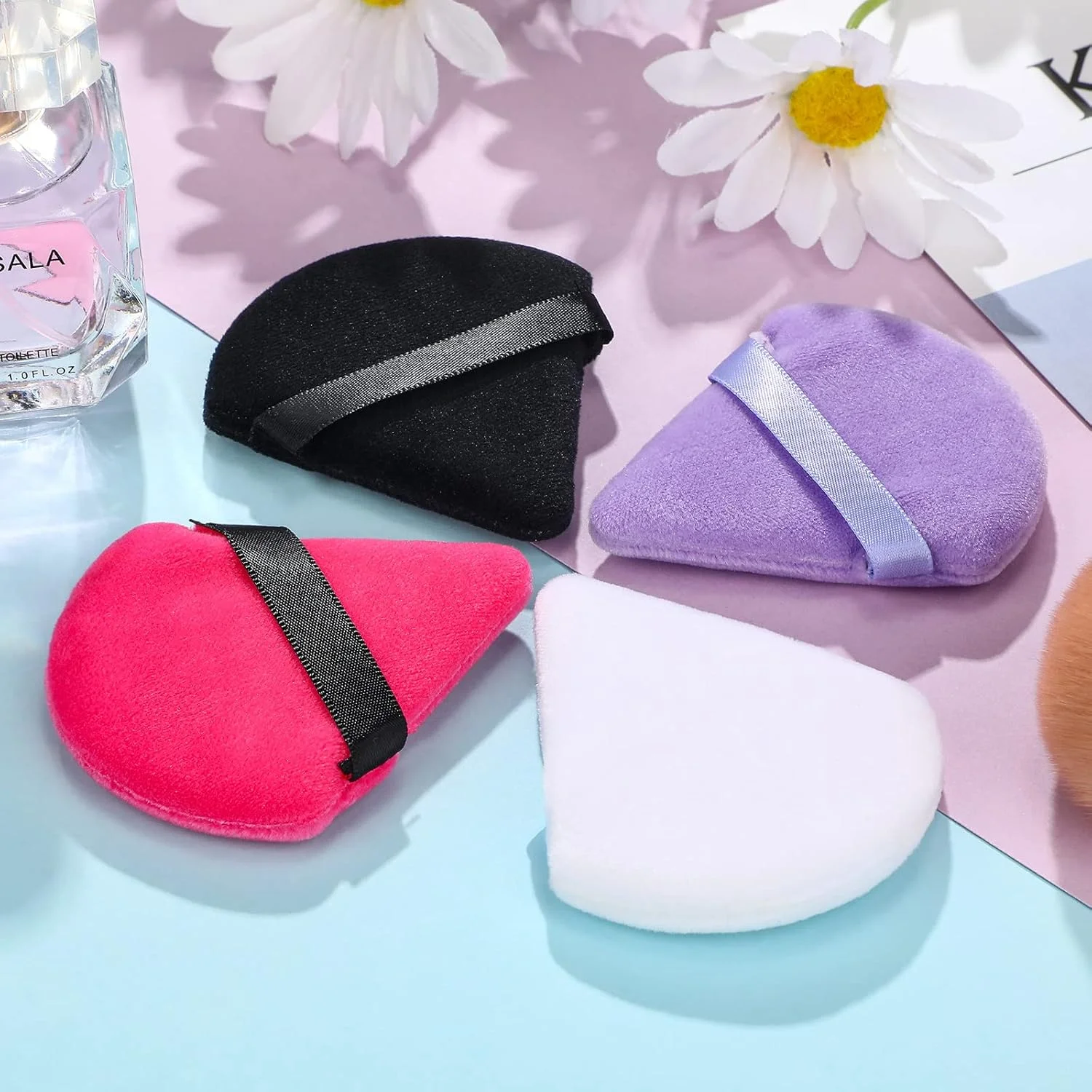 پدهای آرایشی مثلثی Maitys برای پودر فیکس، پودر بدن، کرم پودر، پودر معدنی، مناسب آرایش خشک و مرطوب (مشکی، سفید، گل رز قرمز، بنفش، کوچک) - بسته 12 عددی پدهای آرایشی مثلثی Maitys برای پودر فیکس، پودر بدن، کرم پودر، پودر معدنی، مناسب آرایش خشک و مرطوب (مشکی، سفید، گل رز قرمز، بنفش، کوچک) - بسته 12 عددی