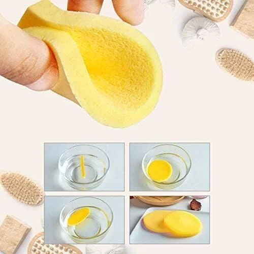 LA PERLA TECH 240-Piece Compressed Facial Sponges For Face Cleansing Eco Friendly Facial Sponges- Round Makeup Sponges LA PERLA TECH 240-Piece Compressed Facial Sponges For Face Cleansing Eco Friendly Facial Sponges- Round Makeup Sponges