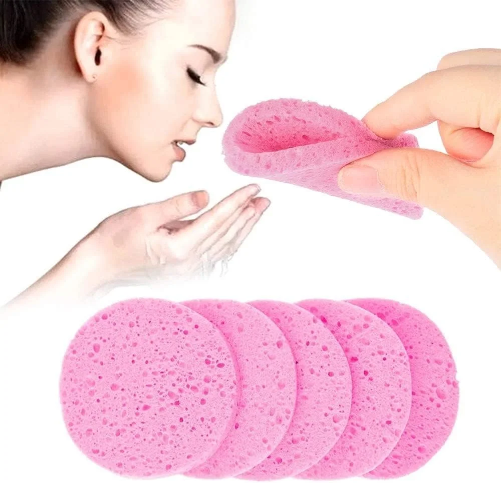 اسفنج پاک کننده صورت LA PERLA TECH، بسته 12 عددی، اسفنج صورت قابل استفاده مجدد، اسفنج سلولزی فشرده (گرد) اسفنج پاک کننده صورت LA PERLA TECH، بسته 12 عددی، اسفنج صورت قابل استفاده مجدد، اسفنج سلولزی فشرده (گرد)
