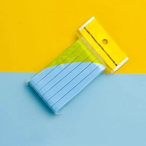 اسفنج پاک کننده صورت 240 عددی، اسفنج فشرده گرد برای شستشوی صورت و پاک کردن آرایش، پد اسفنجی 8 سانتی متری PVA، ابزار حرفه ای پاک کننده آرایش و مراقبت از پوست (آبی)