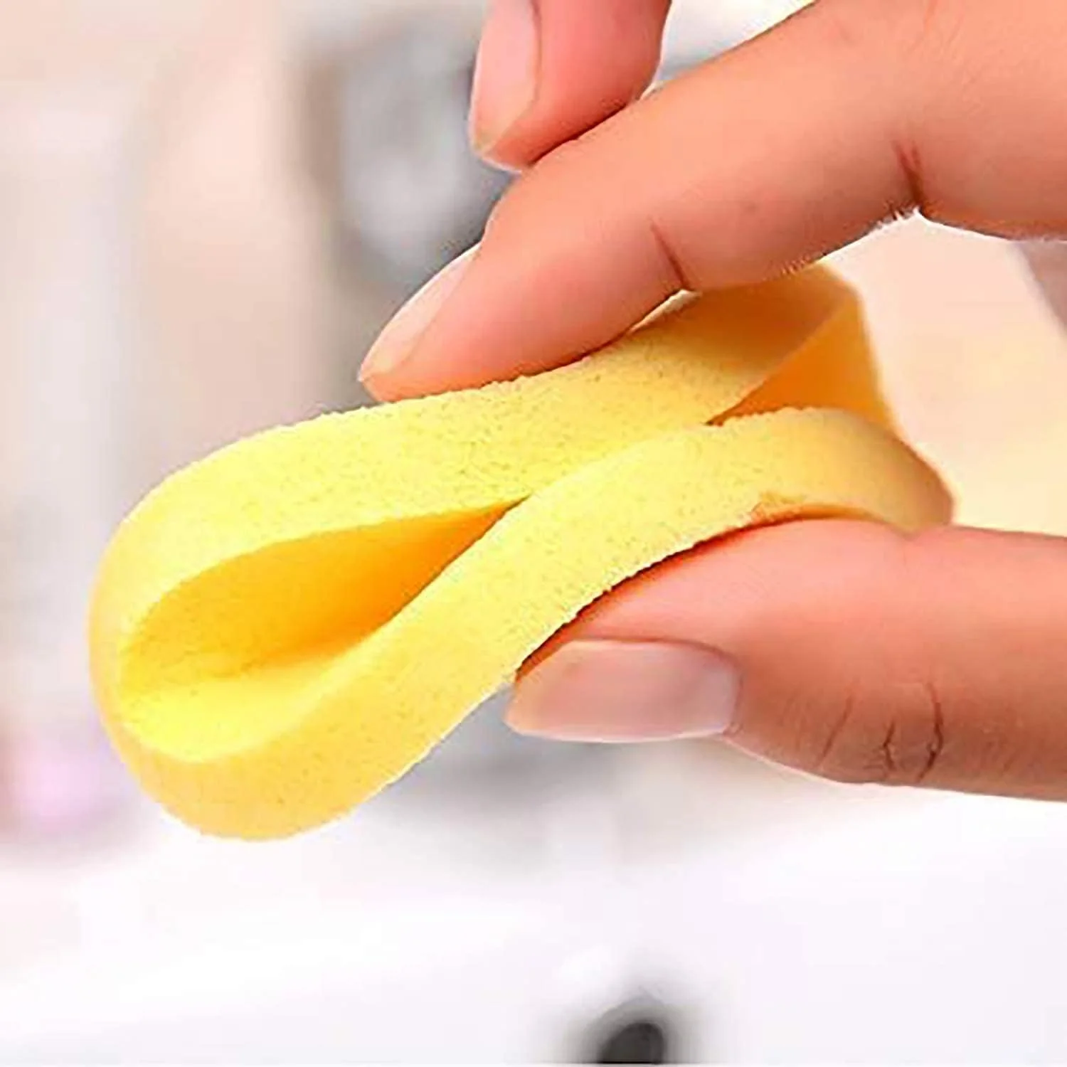 فشرده کننده صورت یکبار مصرف FACON، دستمال کاغذی صورت، دستمال مرطوب برای پاک کننده آرایش زرد، بسته 3 عددی (36 عدد) دستمال حمل آسان فشرده کننده صورت یکبار مصرف FACON، دستمال کاغذی صورت، دستمال مرطوب برای پاک کننده آرایش زرد، بسته 3 عددی (36 عدد) دستمال حمل آسان