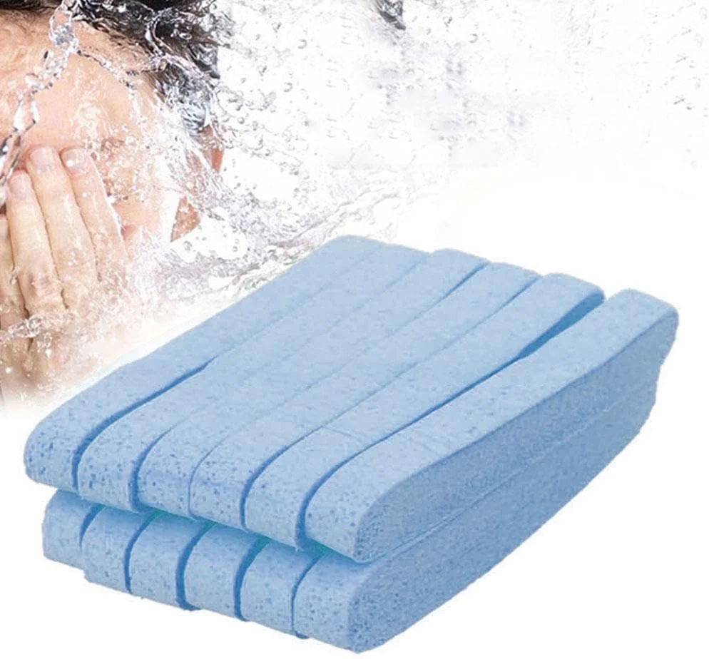 اسفنج پاک کننده صورت 240 عددی، اسفنج فشرده گرد برای شستشوی صورت و پاک کردن آرایش، پد اسفنجی 8 سانتی متری PVA، ابزار حرفه ای پاک کننده آرایش و مراقبت از پوست (آبی)