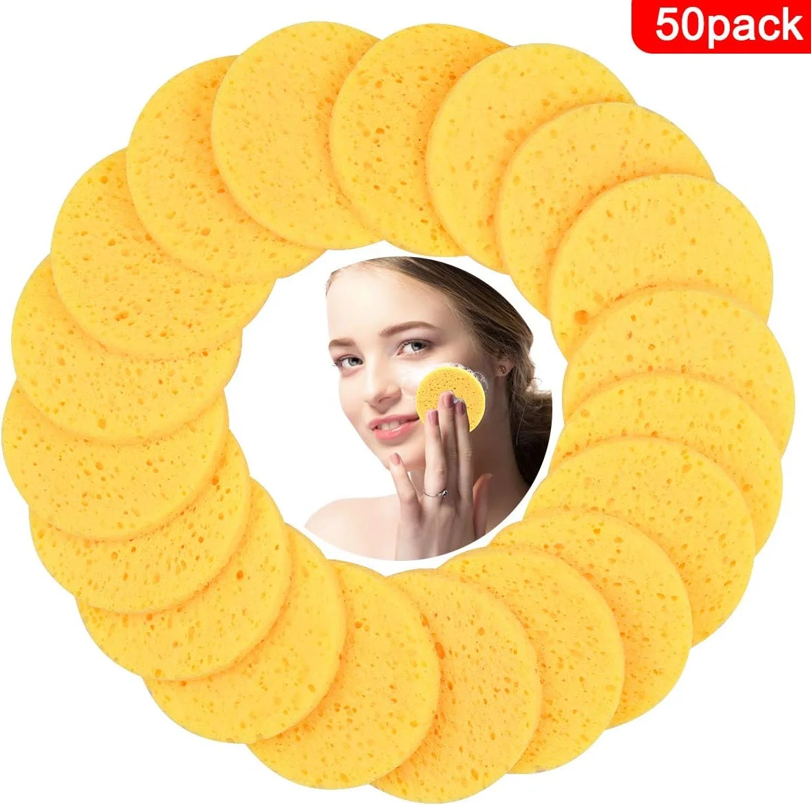 پدهای اسفنجی صورت Fodlon، بسته 10 عددی، اسفنج سلولزی صورت، اسفنج شستشوی صورت، پد اسفنجی پاک کننده آرایش، اسفنج زیبایی برای ماساژ SPA صورت و پاک کردن آرایش (زرد) (گرد) پدهای اسفنجی صورت Fodlon، بسته 10 عددی، اسفنج سلولزی صورت، اسفنج شستشوی صورت، پد اسفنجی پاک کننده آرایش، اسفنج زیبایی برای ماساژ SPA صورت و پاک کردن آرایش (زرد) (گرد)