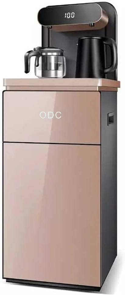 ODC - Smart Stainless Steel Water Dispenser with Glass & Heat Kettle and Dual Outlets - Fast Boil, Large Display, Touch Panel Control, Heat Preservation & Remote Control(Rose Gold) (Only Dispenser)