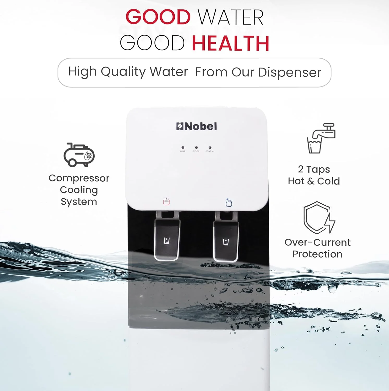 آبسردکن ایستاده نوبل مدل NWD1600