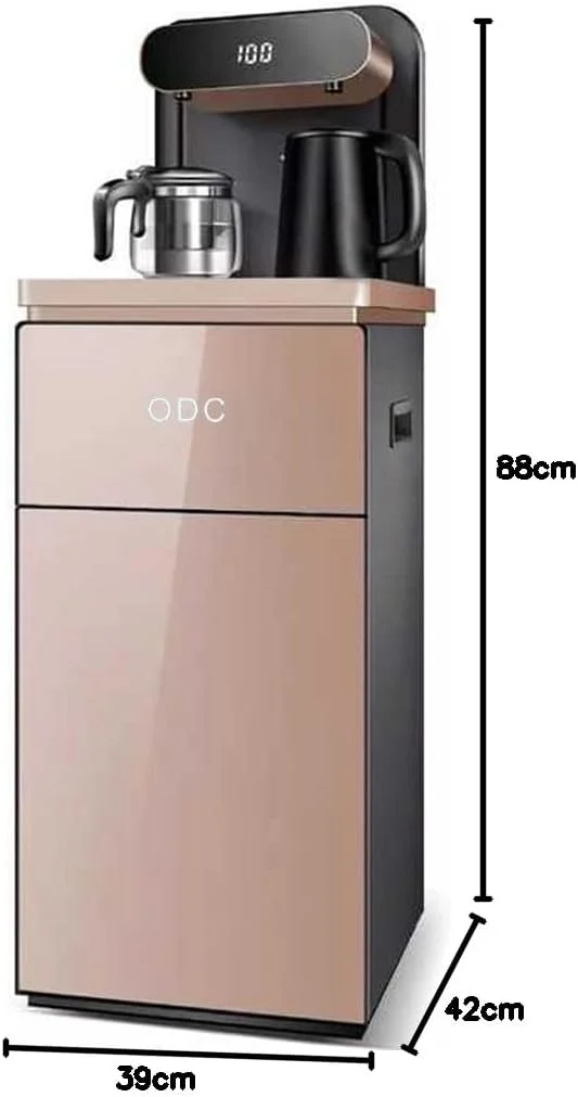ODC - Smart Stainless Steel Water Dispenser with Glass & Heat Kettle and Dual Outlets - Fast Boil, Large Display, Touch Panel Control, Heat Preservation & Remote Control(Rose Gold) (Only Dispenser) ODC - Smart Stainless Steel Water Dispenser with Glass & Heat Kettle and Dual Outlets - Fast Boil, Large Display, Touch Panel Control, Heat Preservation & Remote Control(Rose Gold) (Only Dispenser)