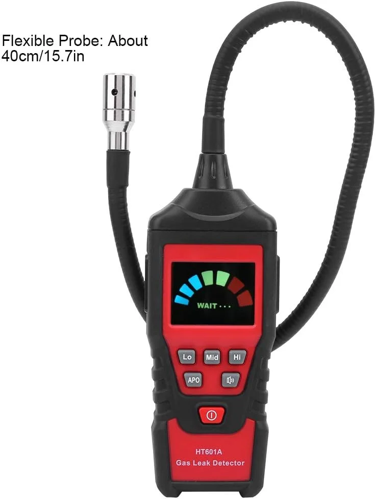 دتکتور گاز، آشکارساز نشت گاز، آنالایزر گاز، تستر گاز، HT601A قابل حمل LED گاز قابل اشتعال، تستر و آنالایزر نشت گاز