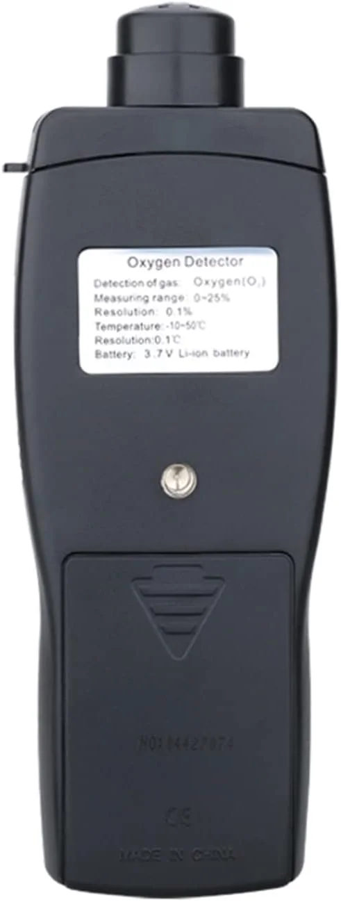 سنسور نشت گاز چندگانه، آنالایزر گاز اکسیژن خودرو، مانیتور O2 متر با قابلیت اندازه گیری 0-25% همراه با باتری، آلارم لرزشی صدا و نور، دقت و حساسیت بالا