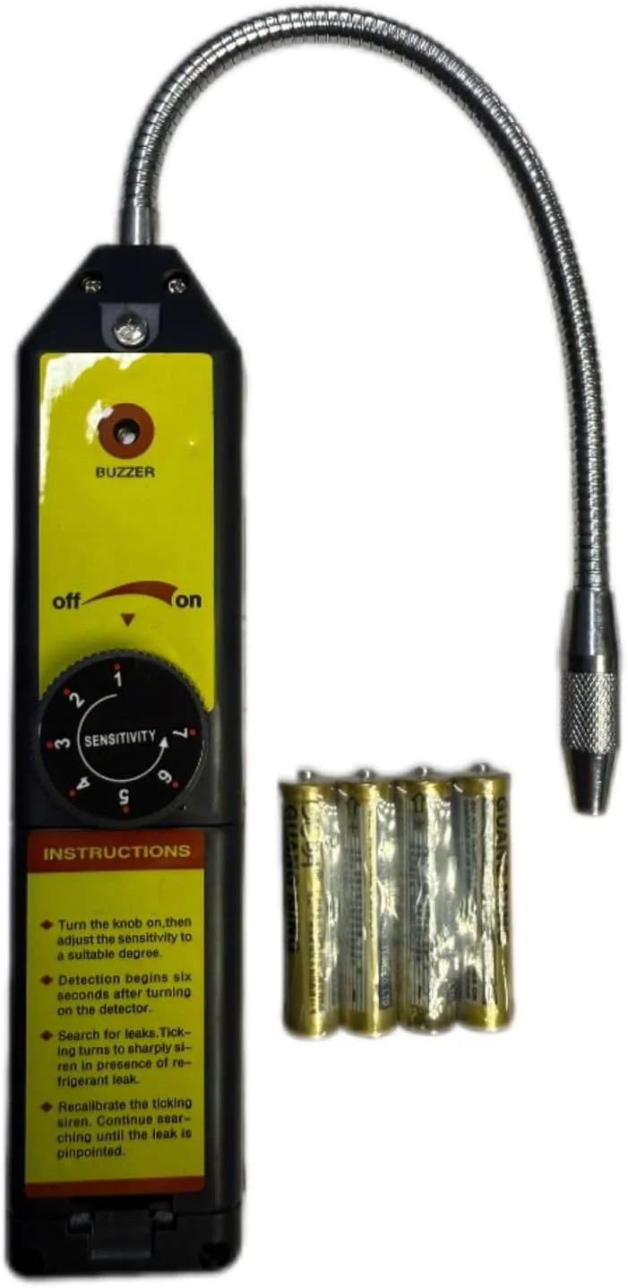 دستگاه تشخیص نشتی هالوژن اتوماتیک - دستگاه تشخیص گاز مبرد قابل حمل برای R134a، CFC ها، HFC ها، AC و تشخیص نشتی یخچال با پروب انعطاف پذیر دستگاه تشخیص نشتی هالوژن اتوماتیک - دستگاه تشخیص گاز مبرد قابل حمل برای R134a، CFC ها، HFC ها، AC و تشخیص نشتی یخچال با پروب انعطاف پذیر