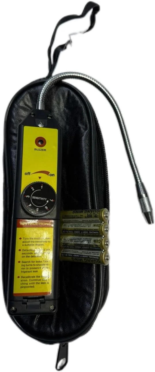 دستگاه تشخیص نشتی هالوژن اتوماتیک - دستگاه تشخیص گاز مبرد قابل حمل برای R134a، CFC ها، HFC ها، AC و تشخیص نشتی یخچال با پروب انعطاف پذیر دستگاه تشخیص نشتی هالوژن اتوماتیک - دستگاه تشخیص گاز مبرد قابل حمل برای R134a، CFC ها، HFC ها، AC و تشخیص نشتی یخچال با پروب انعطاف پذیر