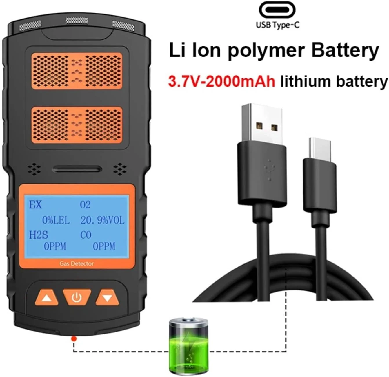 سنسور تشخیص نشت گاز چندگانه QCARSO 4 در 1 چند منظوره EX O2 H2S CO، آشکارساز گاز قابل حمل، حرفه ای، صنعتی، متر گاز قابل اشتعال، سنسور مونوکسید کربن با دقت و حساسیت بالا سنسور تشخیص نشت گاز چندگانه QCARSO 4 در 1 چند منظوره EX O2 H2S CO، آشکارساز گاز قابل حمل، حرفه ای، صنعتی، متر گاز قابل اشتعال، سنسور مونوکسید کربن با دقت و حساسیت بالا