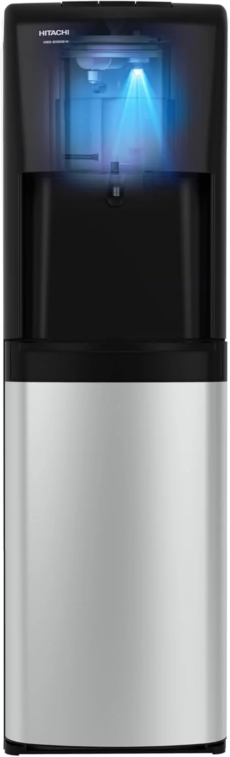 آبسردکن ایستاده هیتاچی با سیستم ضدعفونی UV، بارگیری از پایین، خنک کننده کمپرسور با راندمان بالا، آب گرم و سرد و دمای محیط، قفل ایمنی کودک، مدل HWDB50000SV آبسردکن ایستاده هیتاچی با سیستم ضدعفونی UV، بارگیری از پایین، خنک کننده کمپرسور با راندمان بالا، آب گرم و سرد و دمای محیط، قفل ایمنی کودک، مدل HWDB50000SV