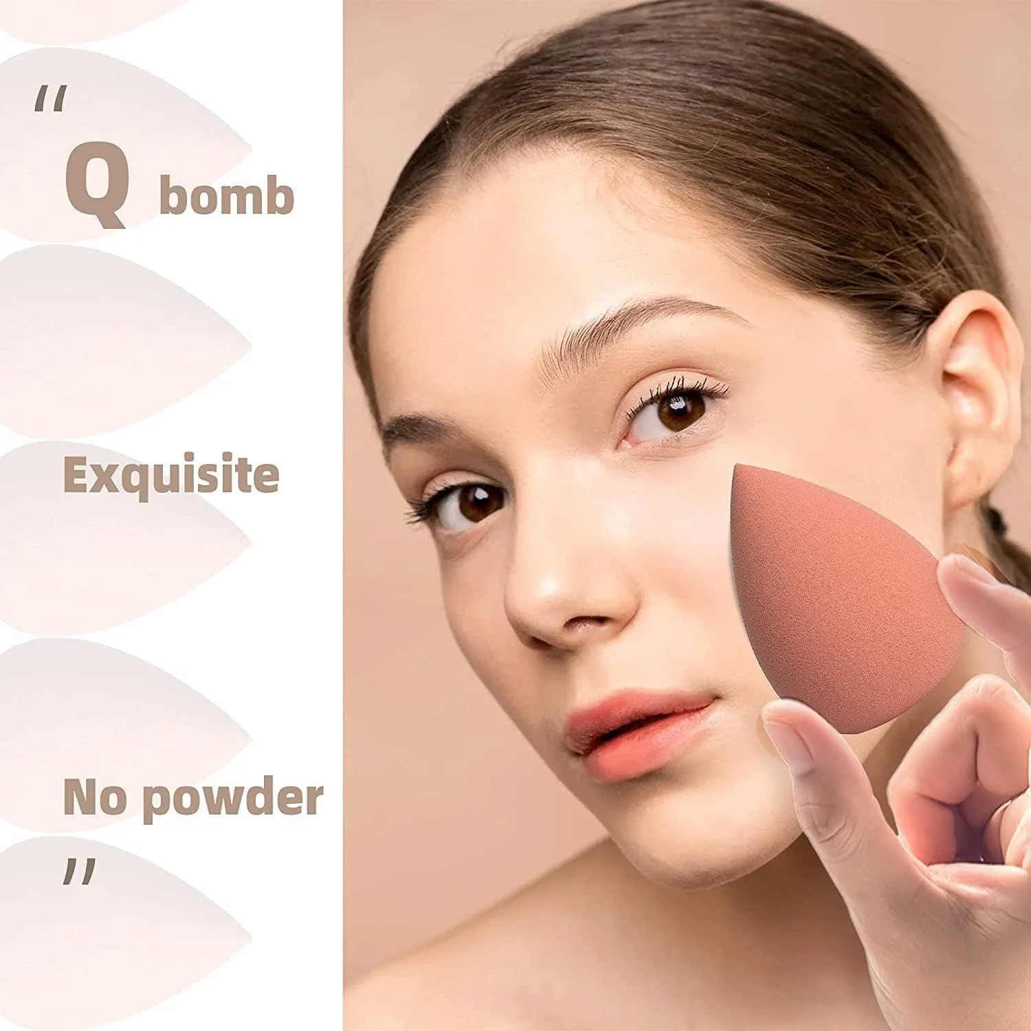 اسفنج آرایشی ECVV Beauty Blender - بسته 8 عددی اسفنج مخلوط کننده کرم پودر، ایده آل برای آرایش خانم ها، هایلایترها، پودر، کرم یا استفاده از مایعات، |رنگ و شکل تصادفی| اسفنج آرایشی ECVV Beauty Blender - بسته 8 عددی اسفنج مخلوط کننده کرم پودر، ایده آل برای آرایش خانم ها، هایلایترها، پودر، کرم یا استفاده از مایعات، |رنگ و شکل تصادفی|