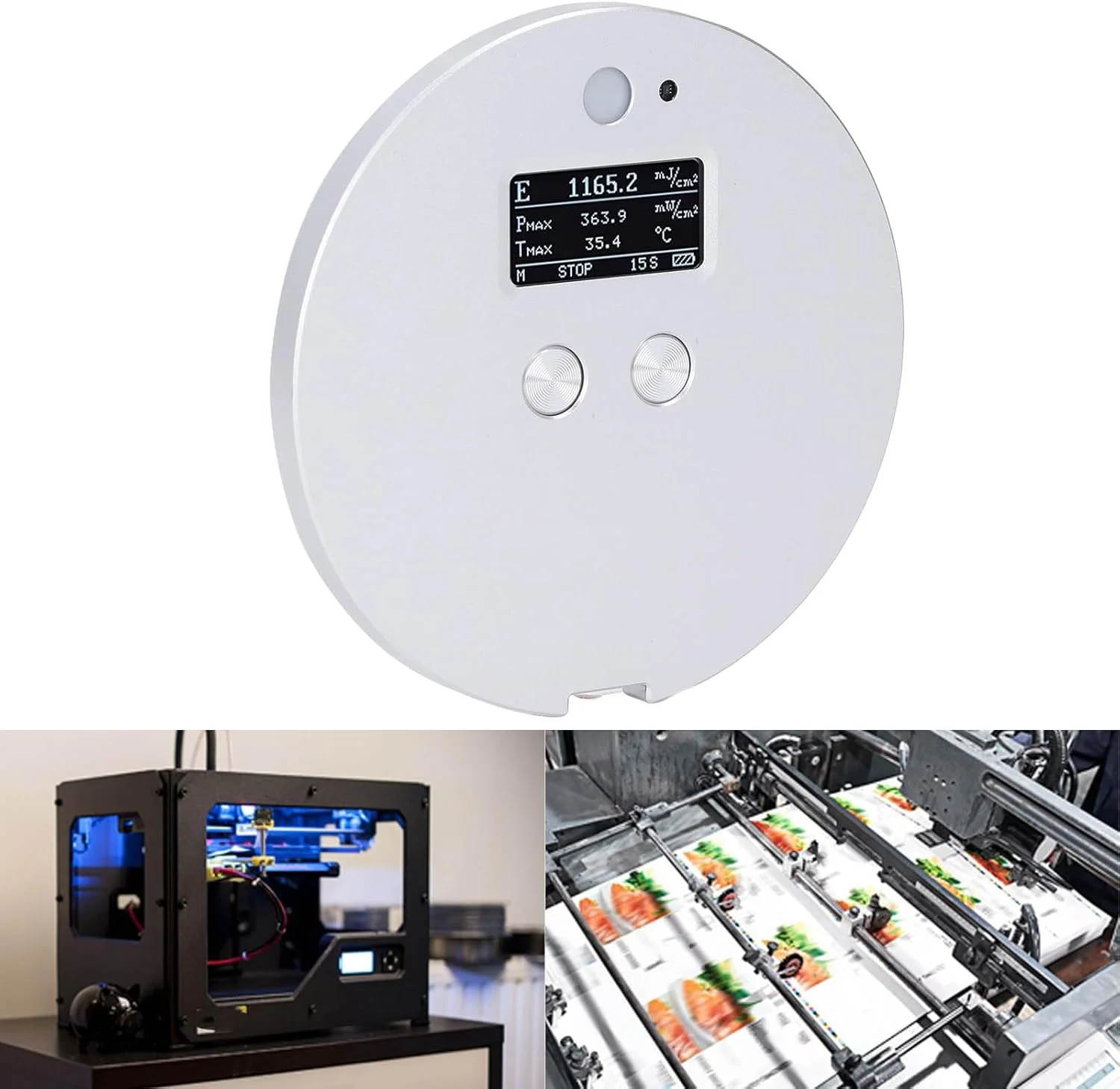 دستگاه تشخیص انرژی UV، متر انرژی UV، تستر شدت UV، چند منظوره، محدوده 315 نانومتر - 400 نانومتر، نمونه برداری با سرعت بالا، کاربرد گسترده برای دستگاه های خشک کن UV