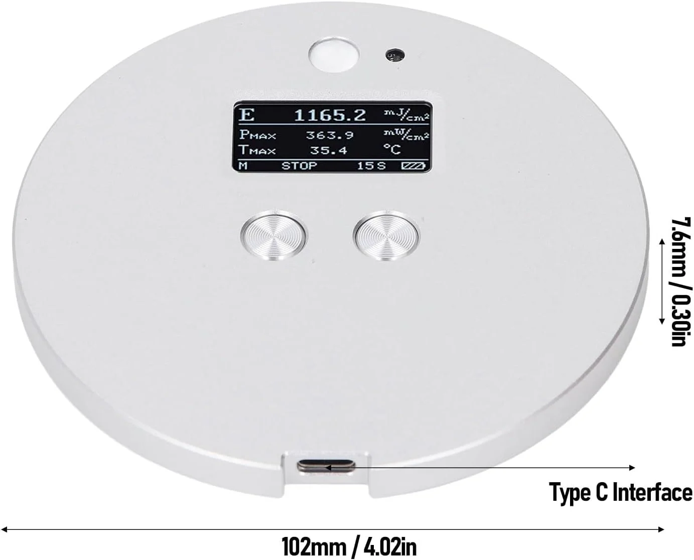 دستگاه تشخیص انرژی UV، متر انرژی UV، تستر شدت UV، چند منظوره، محدوده 315 نانومتر - 400 نانومتر، نمونه برداری با سرعت بالا، کاربرد گسترده برای دستگاه های خشک کن UV