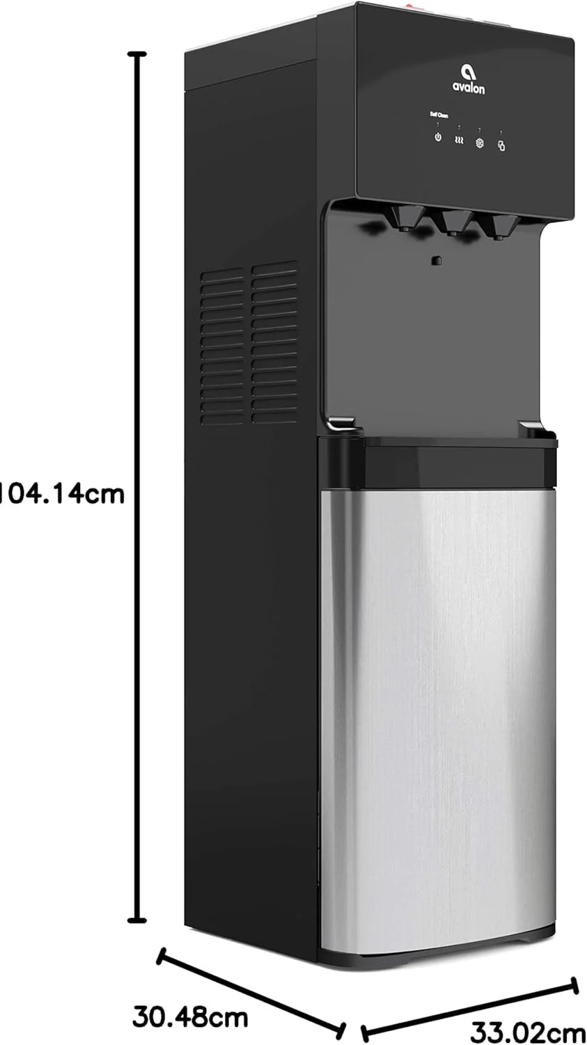 آبسردکن و آبجوشکن ایستاده آوالون با بارگیری از پایین و فناوری BioGuard - دارای 3 تنظیمات دما - آب گرم، سرد و دمای اتاق، ساختار بادوام از جنس استنلس استیل، پوشش ضد میکروبی - دارای گواهینامه UL آبسردکن و آبجوشکن ایستاده آوالون با بارگیری از پایین و فناوری BioGuard - دارای 3 تنظیمات دما - آب گرم، سرد و دمای اتاق، ساختار بادوام از جنس استنلس استیل، پوشش ضد میکروبی - دارای گواهینامه UL