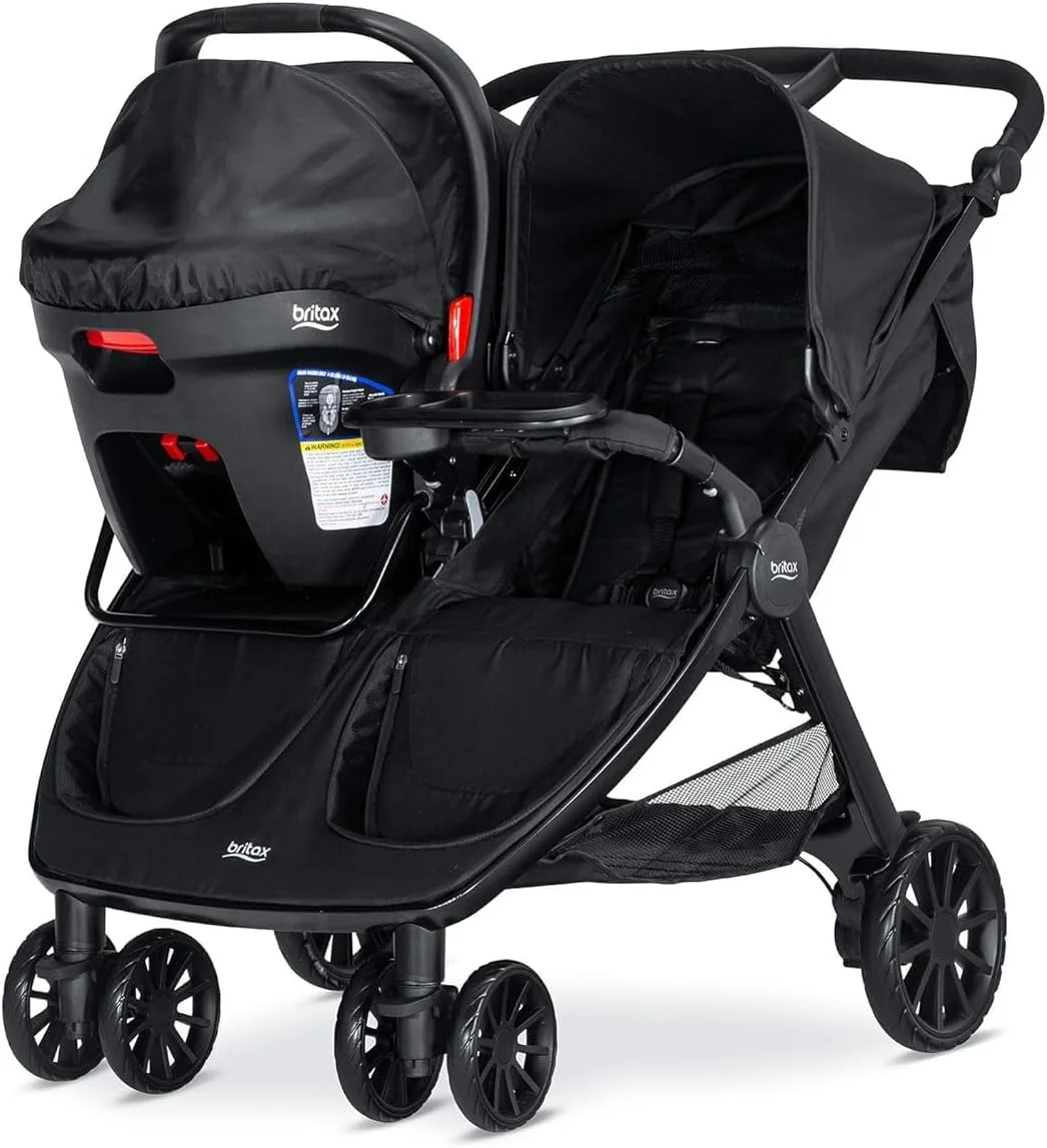 آداپتور صندلی ماشین کودک و سینی کودک Britax B-Lively Double Stroller آداپتور صندلی ماشین کودک و سینی کودک Britax B-Lively Double Stroller