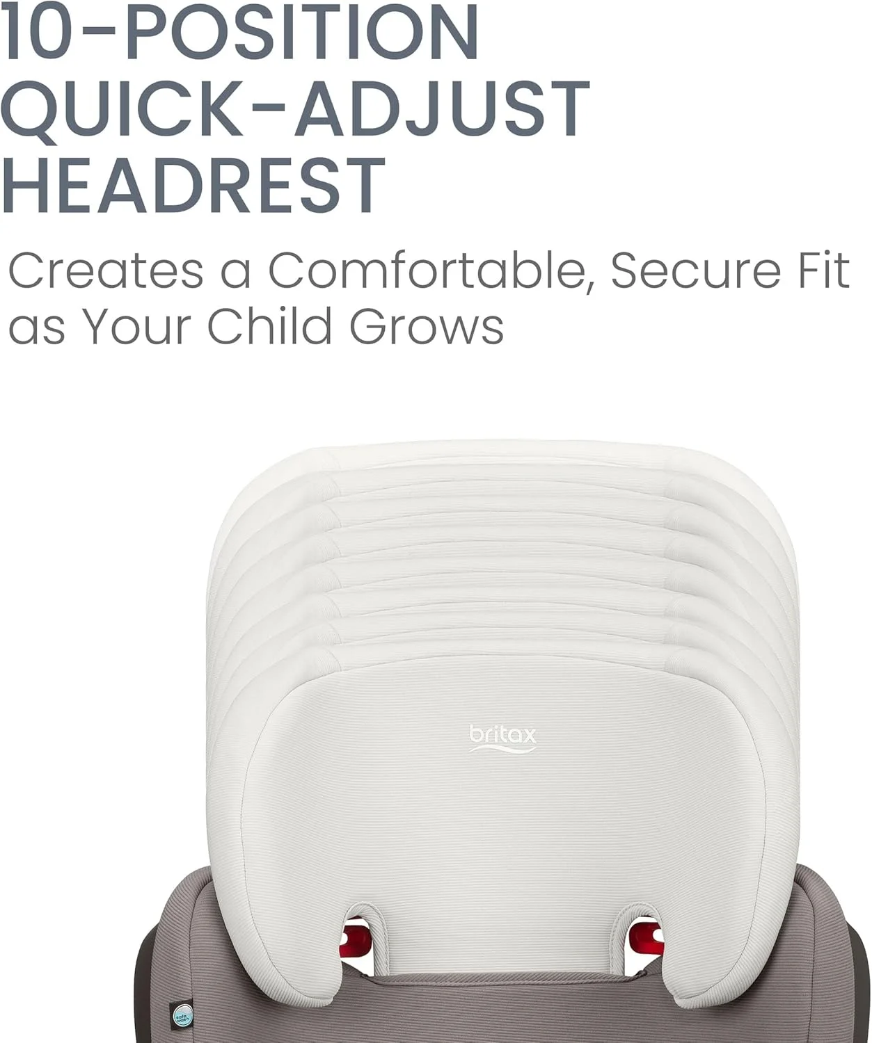 صندلی بوستر بدون پشتی کمربندی Britax Highpoint، SafeWash Gray Ombre صندلی بوستر بدون پشتی کمربندی Britax Highpoint، SafeWash Gray Ombre