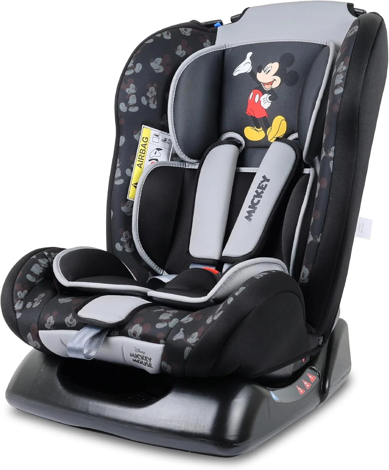 صندلی ماشین کودک دیزنی میکی موس Trucare FZC، 3 در 1، دارای 4 حالت تنظیم زاویه خواب، مناسب از 0 ماهگی تا 6 سالگی، گروه 0+/1/2، تا 25 کیلوگرم، چند رنگ