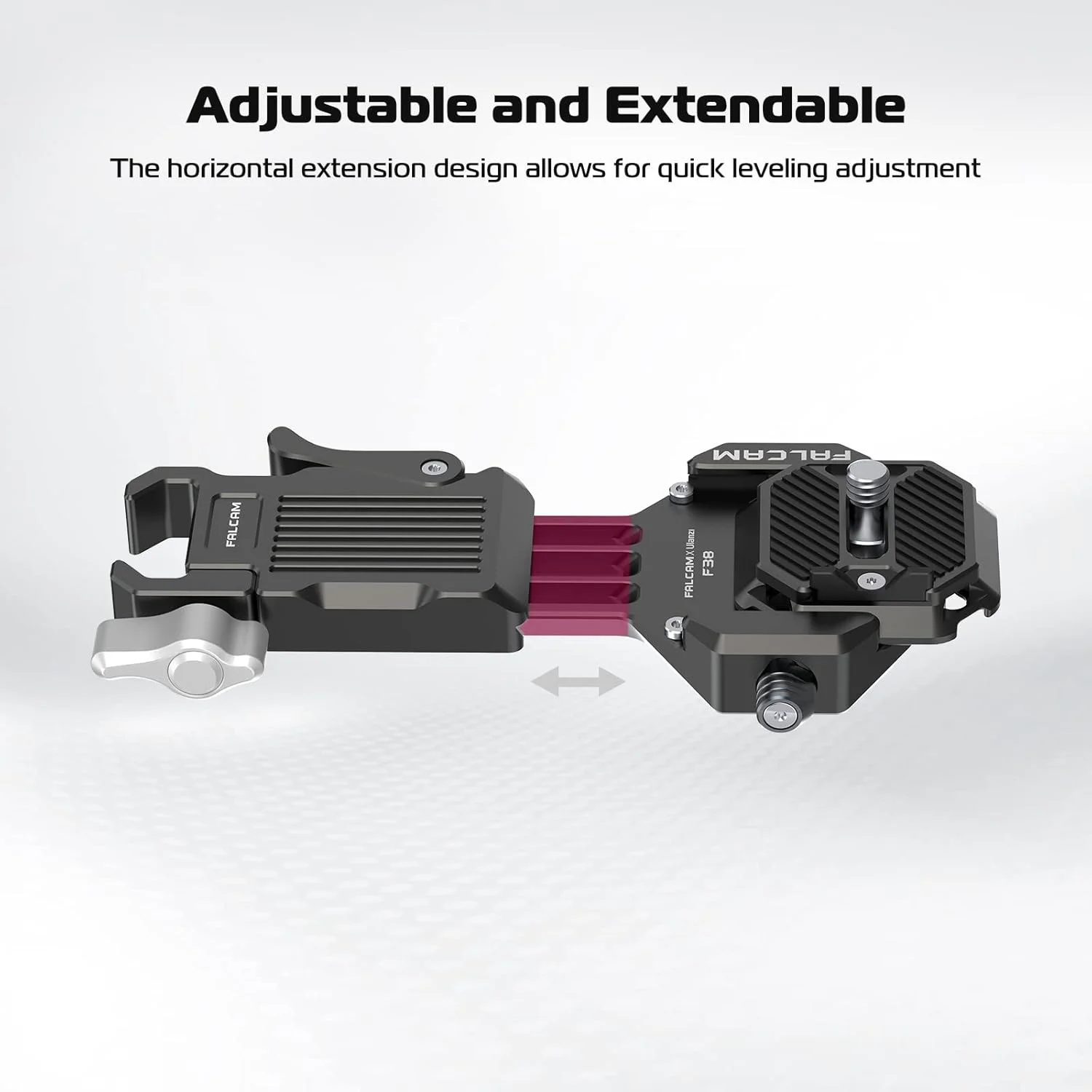 صفحه رهاسازی سریع دوربین ULANZI FALCAM F38 برای استابلایزر Zhiyun M3 M2S، صفحه QR ضد انحراف 38 میلی‌متری با بست سریع، سبک و قابل حمل