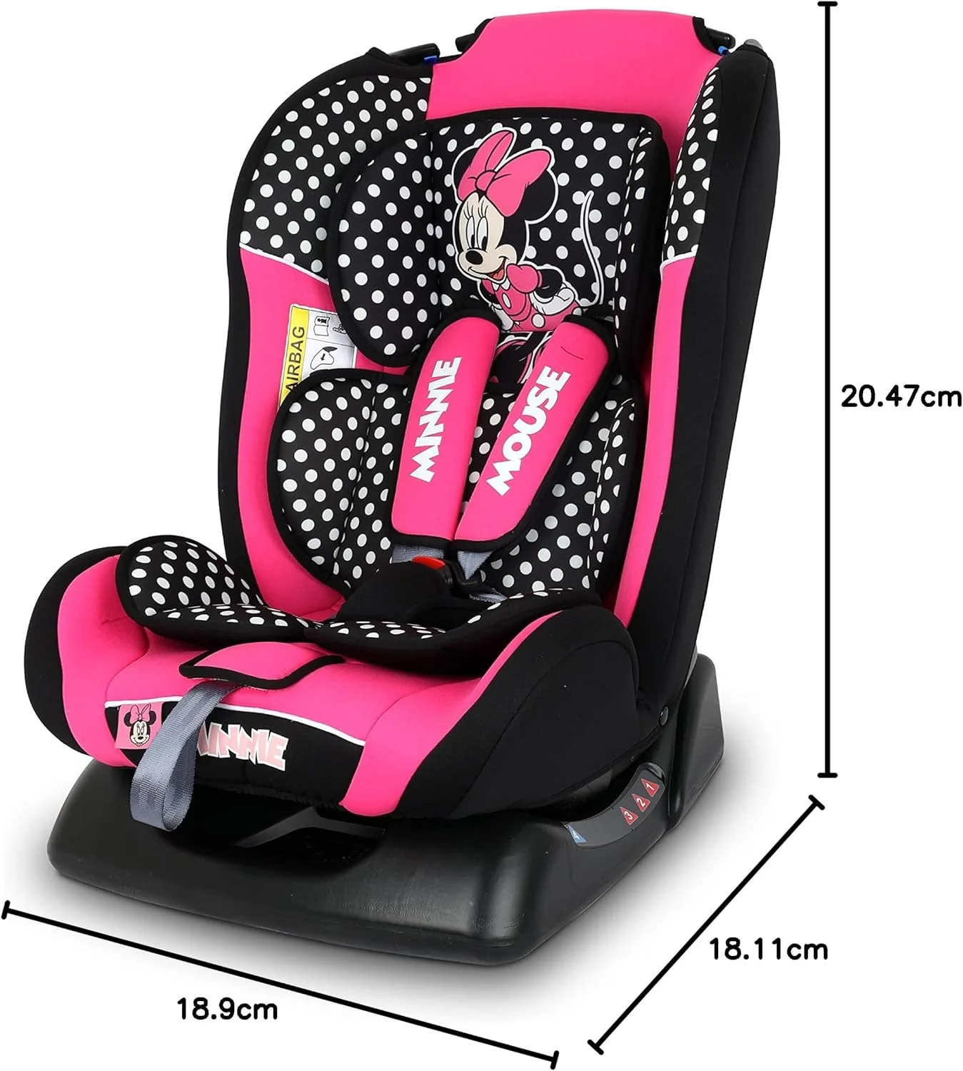 صندلی ماشین کودک دیزنی مینی موس 3 در 1، دارای 4 حالت تنظیم زاویه خواب، مناسب از 0 ماهگی تا 6 سالگی، گروه 0+/1/2، تا 25 کیلوگرم، محصول رسمی دیزنی، چند رنگ صندلی ماشین کودک دیزنی مینی موس 3 در 1، دارای 4 حالت تنظیم زاویه خواب، مناسب از 0 ماهگی تا 6 سالگی، گروه 0+/1/2، تا 25 کیلوگرم، محصول رسمی دیزنی، چند رنگ