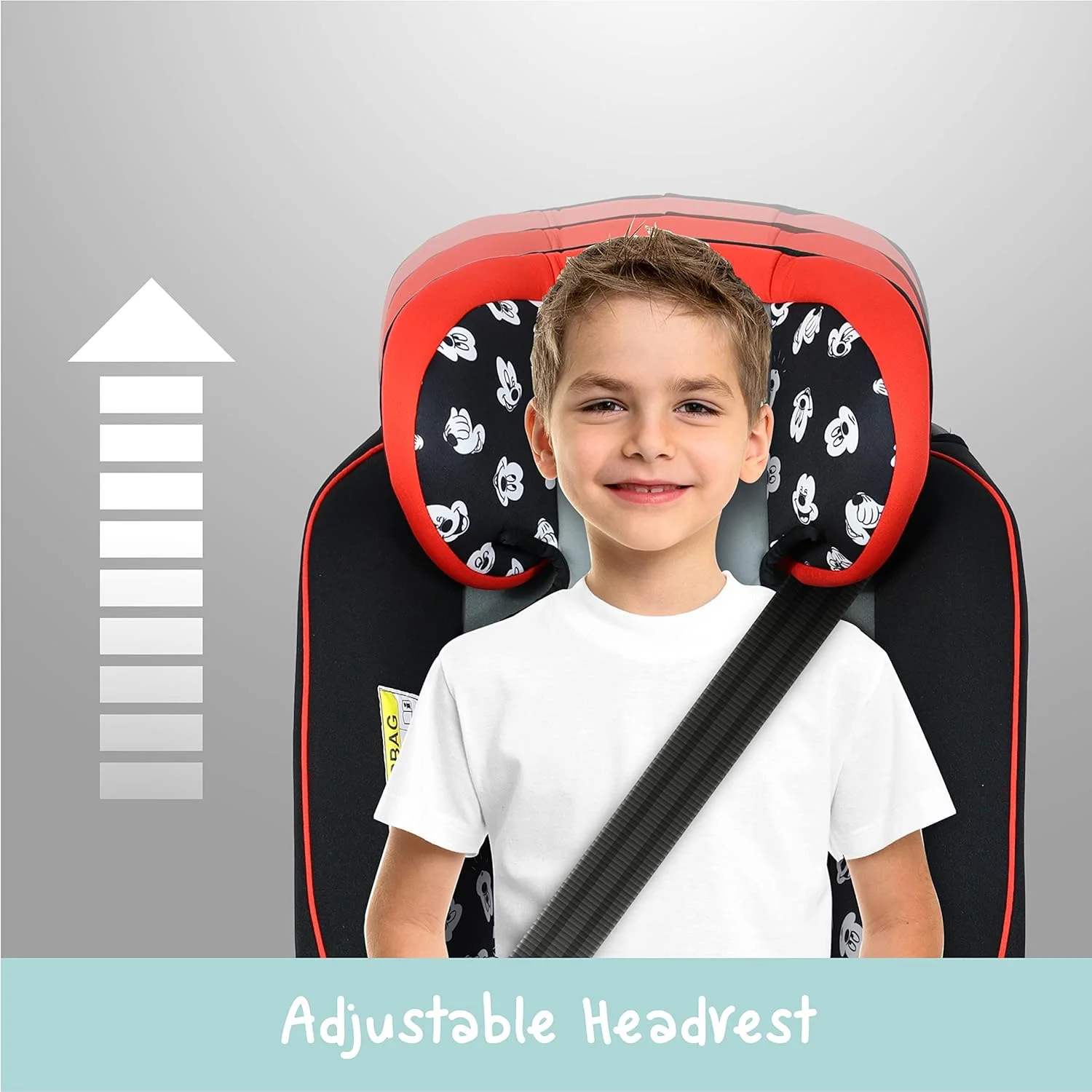 صندلی ماشین کودک دیزنی میکی موس 4 در 1 - دارای 4 حالت تنظیم زاویه خواب - دارای ISOFIX برای ثبات - مناسب از 0 ماهگی تا 12 سالگی (گروه 0+/1/2/3)، تا 36 کیلوگرم (محصول رسمی دیزنی)