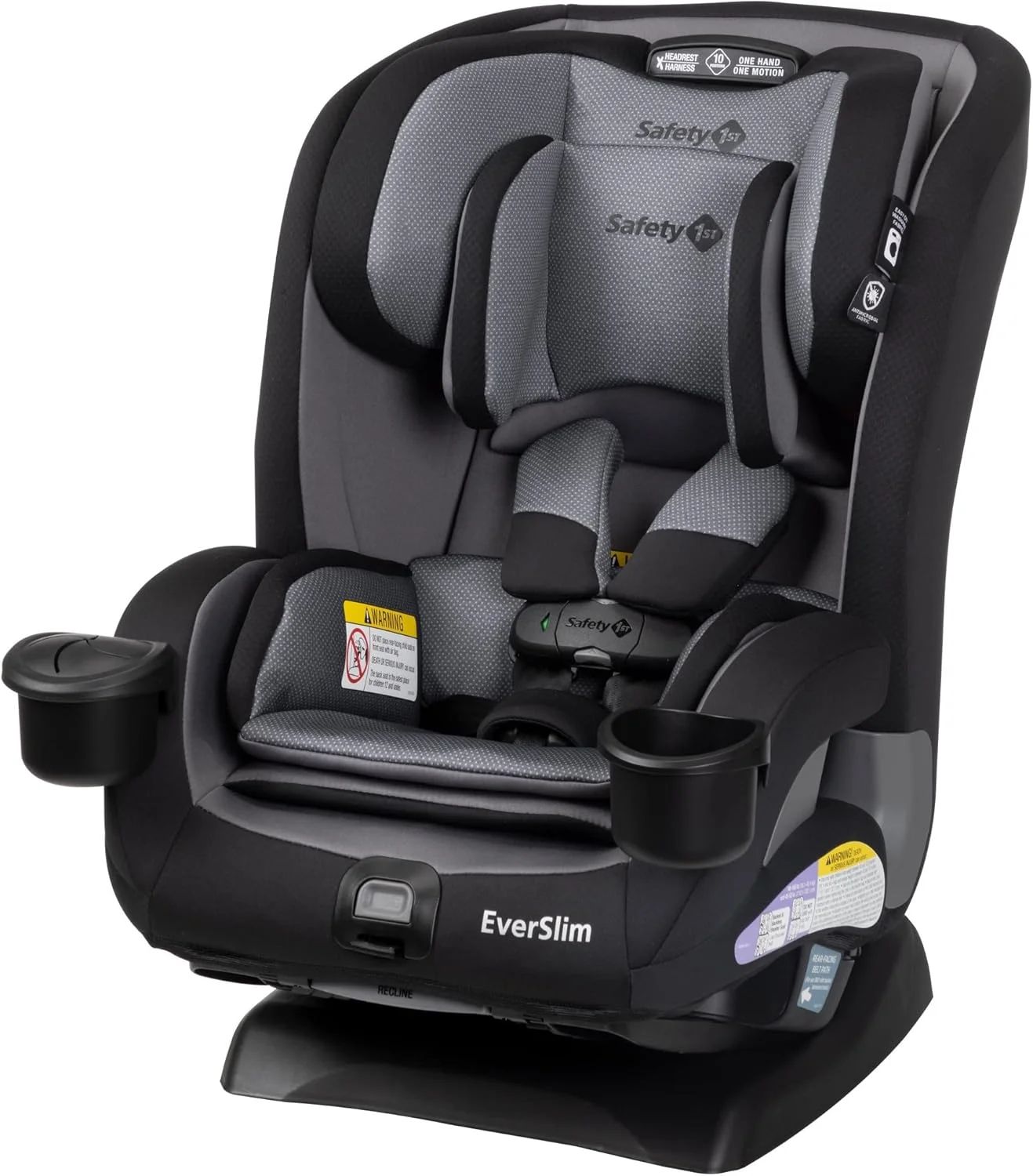 صندلی خودرو کودک Safety 1st Everslim DLX Slim Convertible – صندلی خودرو کودک 4 در 1 تبدیل شونده; صندلی خودرو کودک برای وزن 2 تا 45 کیلوگرم، High Street