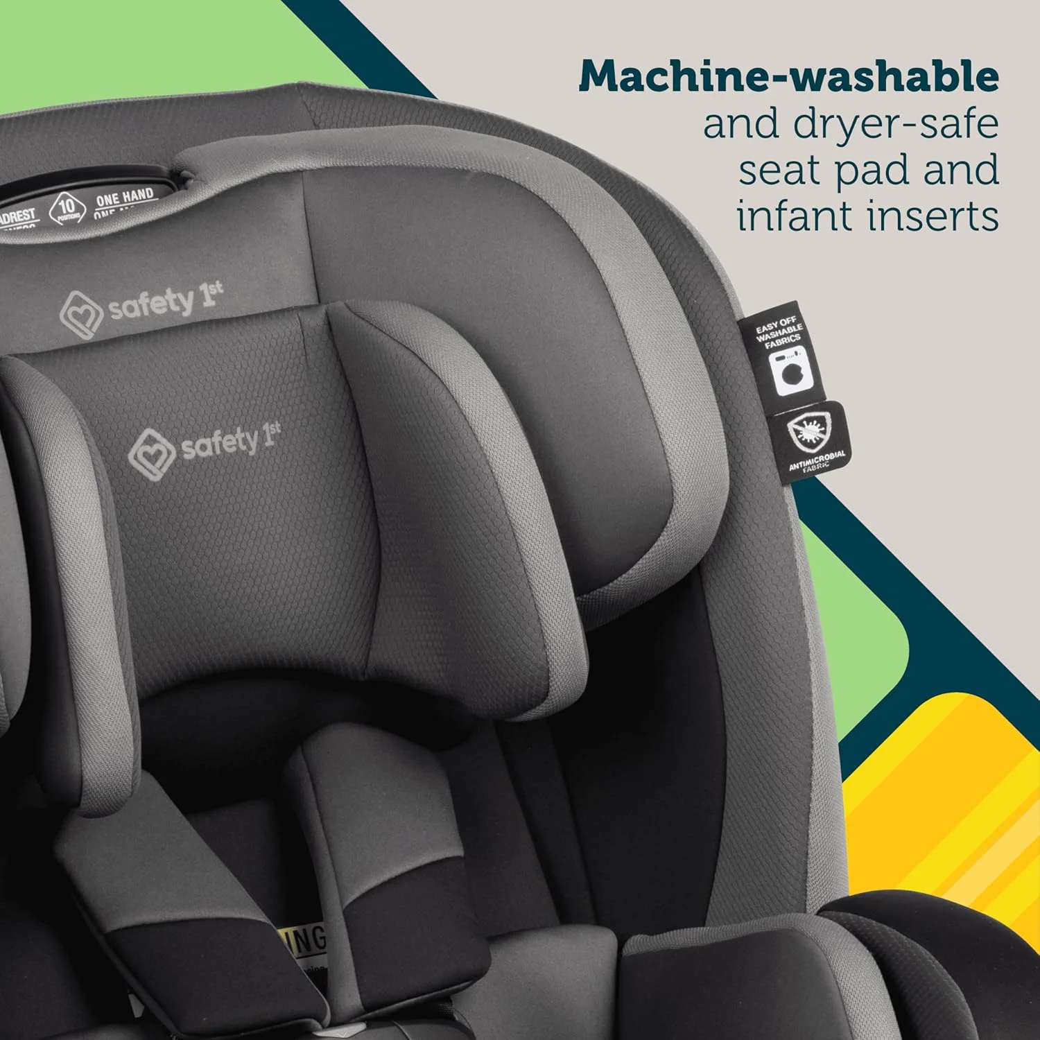 صندلی خودرو کودک Safety 1st Everslim DLX Slim Convertible – صندلی خودرو کودک 4 در 1 تبدیل شونده; صندلی خودرو کودک برای وزن 2 تا 45 کیلوگرم، High Street