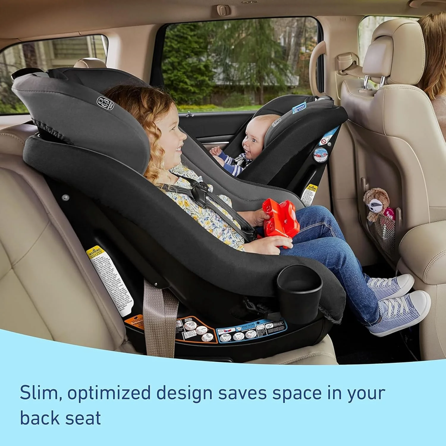 Graco Contender Slim Convertible Car Seat, West Point, Space-Saving Design, Lightweight and Compact Graco Contender Slim Convertible Car Seat, West Point, Space-Saving Design, Lightweight and Compact