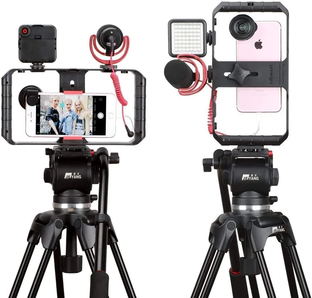 ULANZI U Rig Pro Smartphone Video Rig, iPhone Filmmaking Case, Phone Video Stabilizer Grip Tripod Mount for Videomaker Film-maker Videographer for iPhone X 8 Plus Sumsang ULANZI U Rig Pro Smartphone Video Rig, iPhone Filmmaking Case, Phone Video Stabilizer Grip Tripod Mount for Videomaker Film-maker Videographer for iPhone X 8 Plus Sumsang
