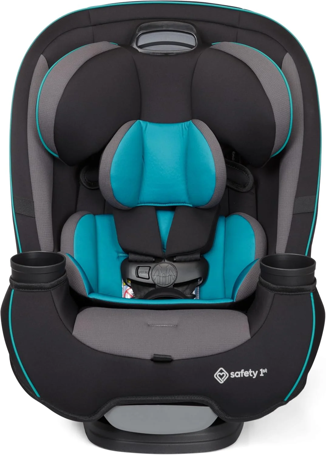 صندلی خودرو کودک Safety 1st Grow and Go مدل All-in-One Slim Convertible، مناسب برای حالت رو به عقب، 2.2 تا 18 کیلوگرم، حالت رو به جلو (13.6 تا 29.5 کیلوگرم)، صندلی تقویت کننده پشتی بلند 18 تا 45 کیلوگرم، Green Gables