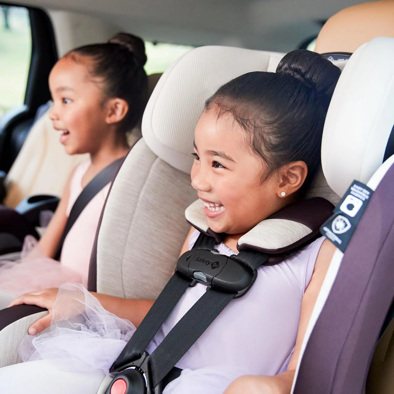 صندلی خودرو کودک Safety 1st Everslim DLX Slim Convertible – صندلی خودرو کودک 4 در 1 تبدیل شونده; صندلی خودرو کودک برای وزن 2 تا 45 کیلوگرم، High Street