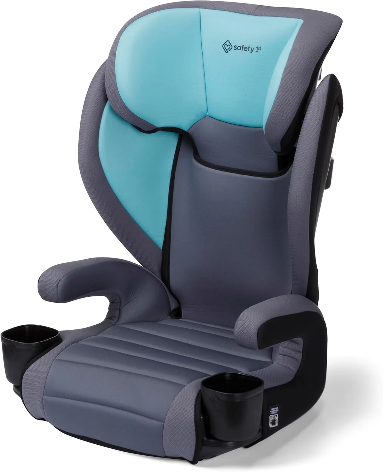 Safety 1st Grow and Go 2-in-1 Booster Car Seat with ComfortWings, Converts High-Back to Backless, 19" Wide, Fits 3 Across, Lightweight, Foldable, Easy-Clean, Cup Holders, 40-100 lbs, Beach Wave Safety 1st Grow and Go 2-in-1 Booster Car Seat with ComfortWings, Converts High-Back to Backless, 19" Wide, Fits 3 Across, Lightweight, Foldable, Easy-Clean, Cup Holders, 40-100 lbs, Beach Wave