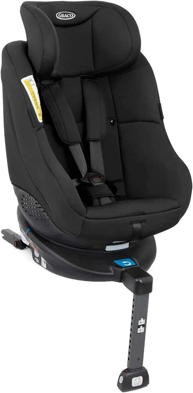 صندلی خودرو چرخشی 360 درجه گراکو Turn2Me گروه 0+/1 ISOFIX، رو به عقب برای مدت طولانیتر از بدو تولد تا تقریباً 4 سالگی. رو به جلو از تقریباً 1 تا 4 سالگی (9-18 کیلوگرم)، رنگ مشکی صندلی خودرو چرخشی 360 درجه گراکو Turn2Me گروه 0+/1 ISOFIX، رو به عقب برای مدت طولانیتر از بدو تولد تا تقریباً 4 سالگی. رو به جلو از تقریباً 1 تا 4 سالگی (9-18 کیلوگرم)، رنگ مشکی