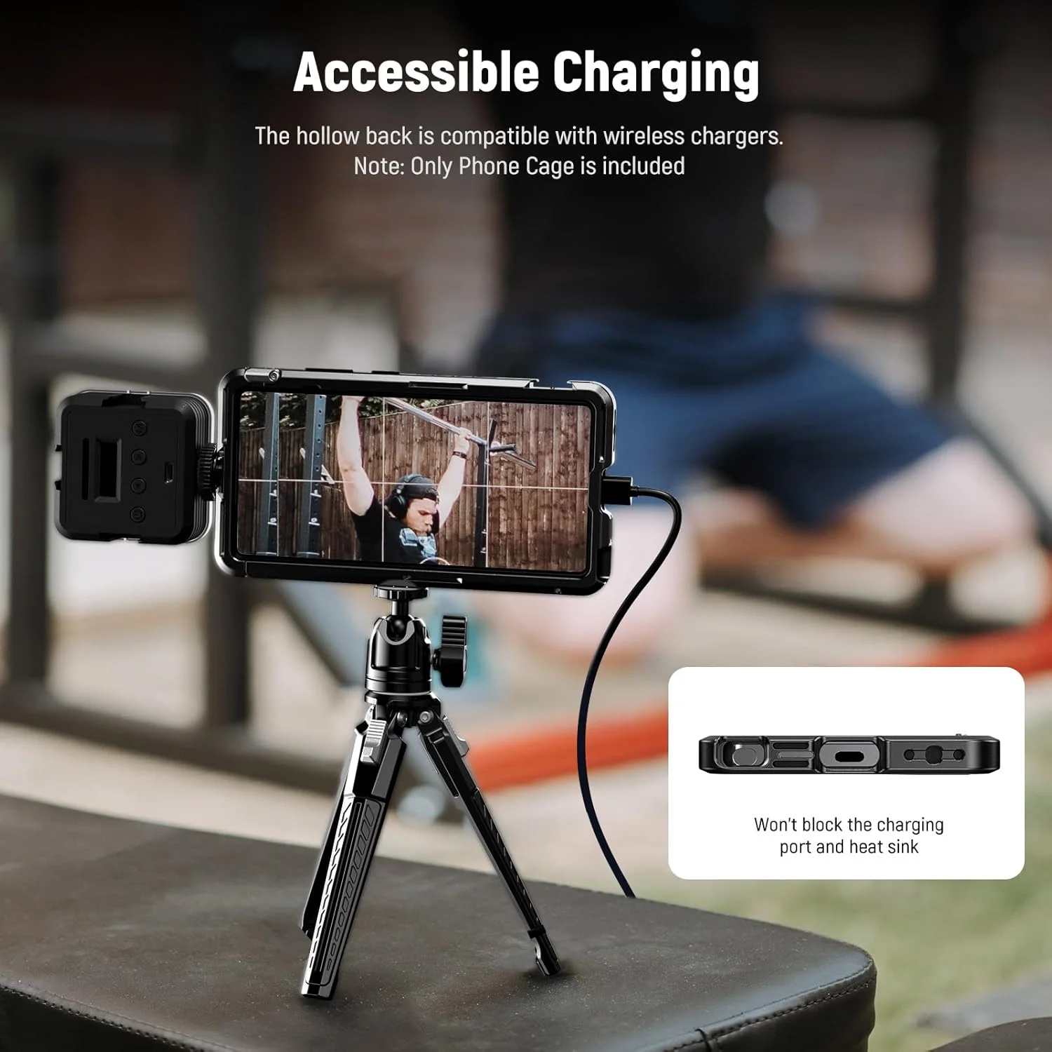 NEEWER S25 Ultra Mobile Phone Cage, Mobile Video Rig Stabiliser with 67 mm Filter Adapter, 17 mm Lens Back Plate, T Mount Adapter Compatible with Moment Samsung Galaxy S25 Ultra, 1 x Cleaning Cloth