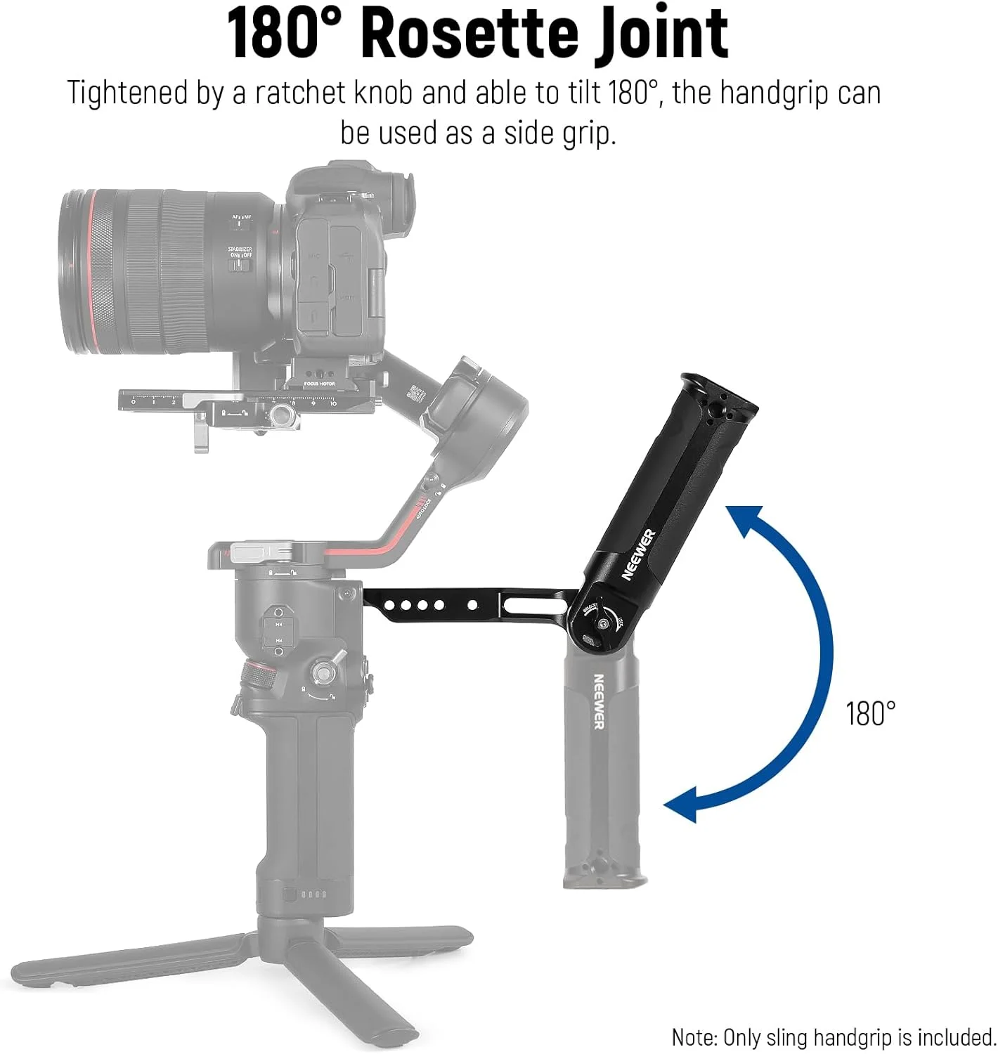 دسته اسلینگ قابل تنظیم نیوئر سازگار با گیمبالهای DJI Ronin RS4 RS3 Mini RS 3 Pro RS 2 RSC 2 برای تصویربرداری از زاویه پایین، حداکثر تحمل وزن 6 کیلوگرم، مدل ST49 دسته اسلینگ قابل تنظیم نیوئر سازگار با گیمبالهای DJI Ronin RS4 RS3 Mini RS 3 Pro RS 2 RSC 2 برای تصویربرداری از زاویه پایین، حداکثر تحمل وزن 6 کیلوگرم، مدل ST49