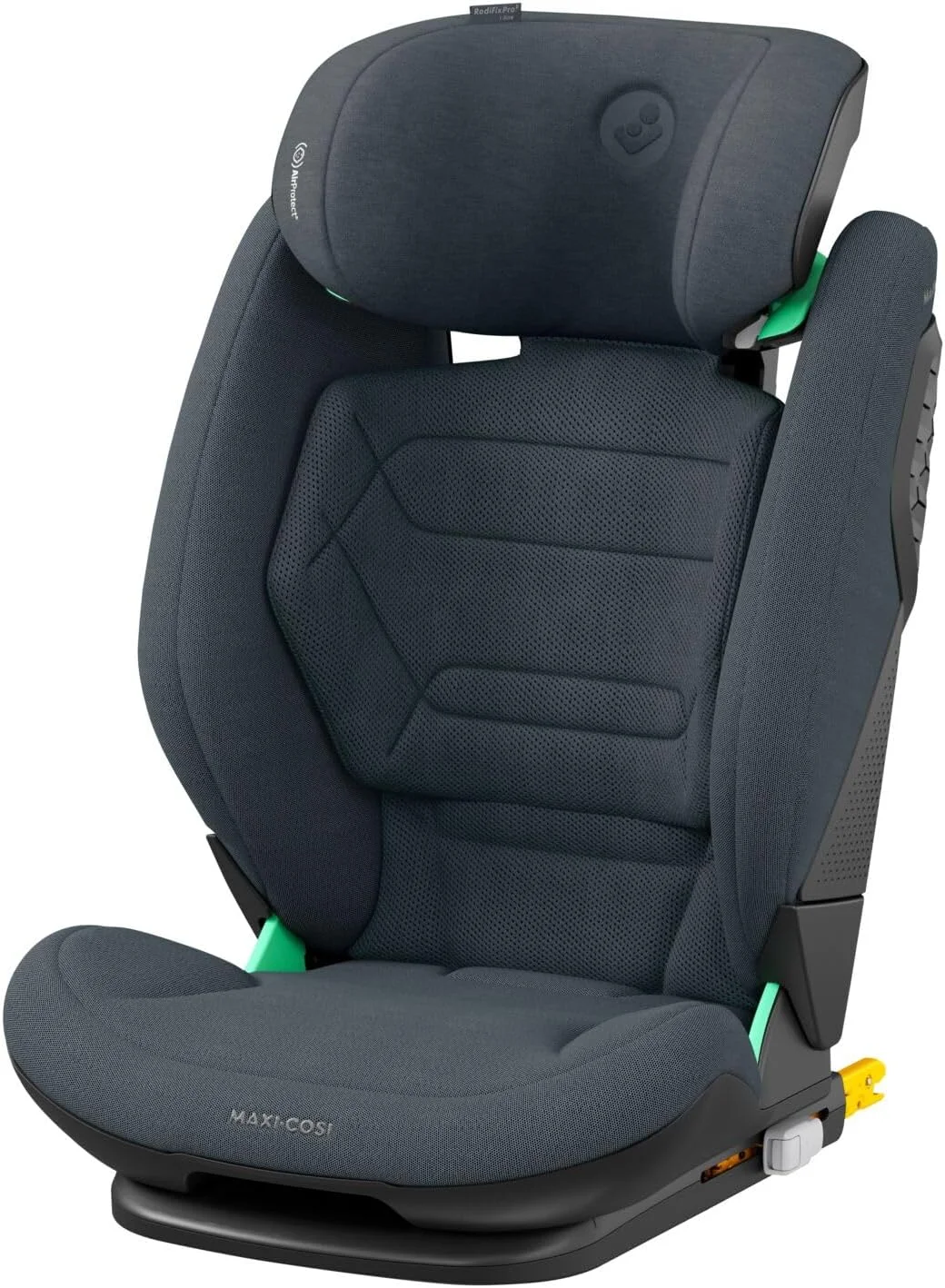 Maxi-Cosi RodiFix Pro2 i-Size Child Car Seat, Multiple Recline Positions, G-CELL Side Impact Protection, ClimaFlow for Temperature Control, 3.5-12 Years, Authentic Graphite, 2 Year Warranty