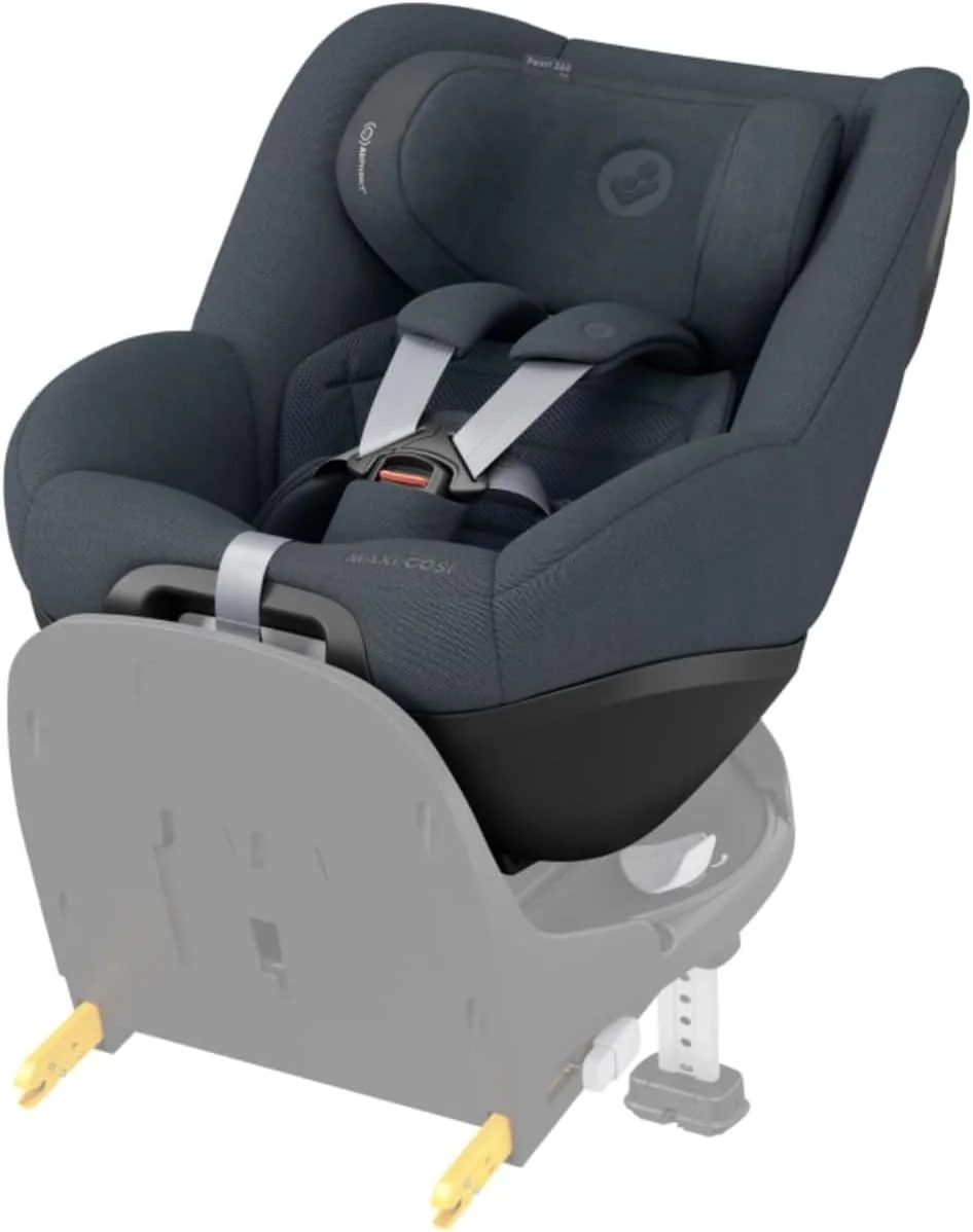 صندلی ماشین کودک Maxi-Cosi Pearl 360 Pro، فناوری نوآورانه SlideTech، محافظت جانبی G-CELL، موقعیت های خواب عالی، 3 ماه تا 4 سال، گرافیت اصیل