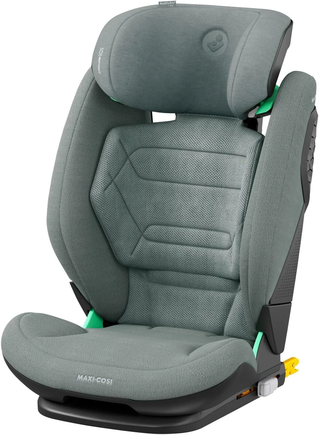 صندلی خودرو کودک Maxi-Cosi RodiFix Pro2 i-Size، موقعیت‌های تکیه دادن چندگانه، محافظت جانبی G-CELL، ClimaFlow برای کنترل دما، 3.5-12 سال، خاکستری اصیل