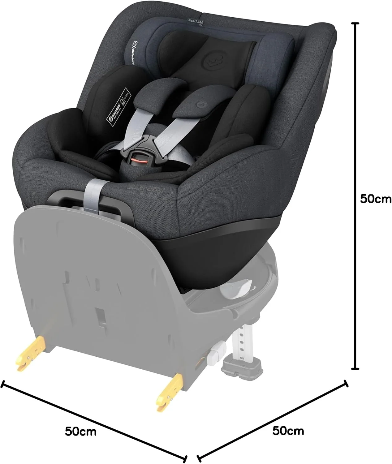 صندلی ماشین کودک Maxi-Cosi Pearl 360 Pro، فناوری نوآورانه SlideTech، محافظت جانبی G-CELL، موقعیت های خواب عالی، 3 ماه تا 4 سال، گرافیت اصیل صندلی ماشین کودک Maxi-Cosi Pearl 360 Pro، فناوری نوآورانه SlideTech، محافظت جانبی G-CELL، موقعیت های خواب عالی، 3 ماه تا 4 سال، گرافیت اصیل