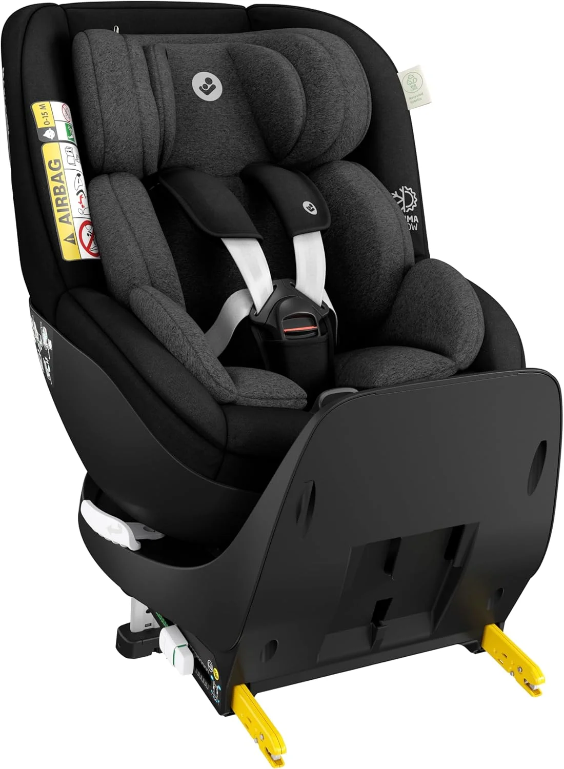 صندلی خودرو چرخشی Maxi-Cosi Mica Pro Eco i-Size، از 0 تا 4 سال، مشکی اصیل