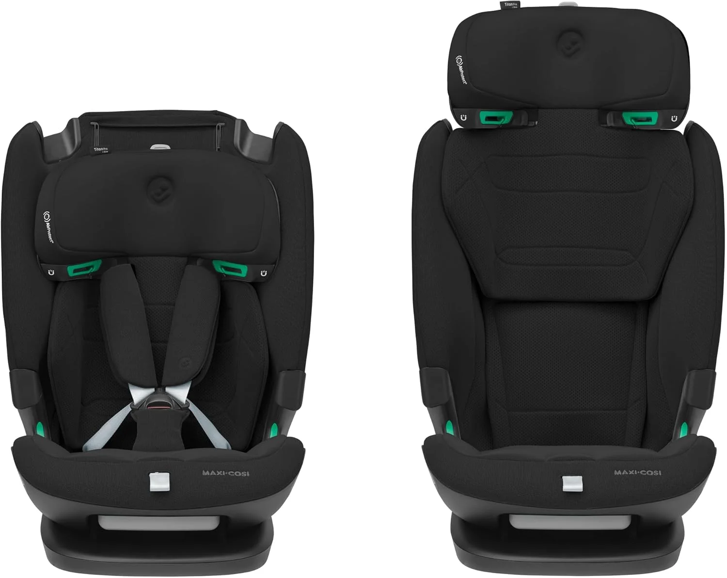 صندلی خودرو کودک Maxi-Cosi Titan Pro2 i-Size، محافظت جانبی G-CELL، کنترل دمای ClimaFlow، بالشتک های ایمنی Air Protect، 15 ماه تا 12 سال، مشکی اصیل صندلی خودرو کودک Maxi-Cosi Titan Pro2 i-Size، محافظت جانبی G-CELL، کنترل دمای ClimaFlow، بالشتک های ایمنی Air Protect، 15 ماه تا 12 سال، مشکی اصیل